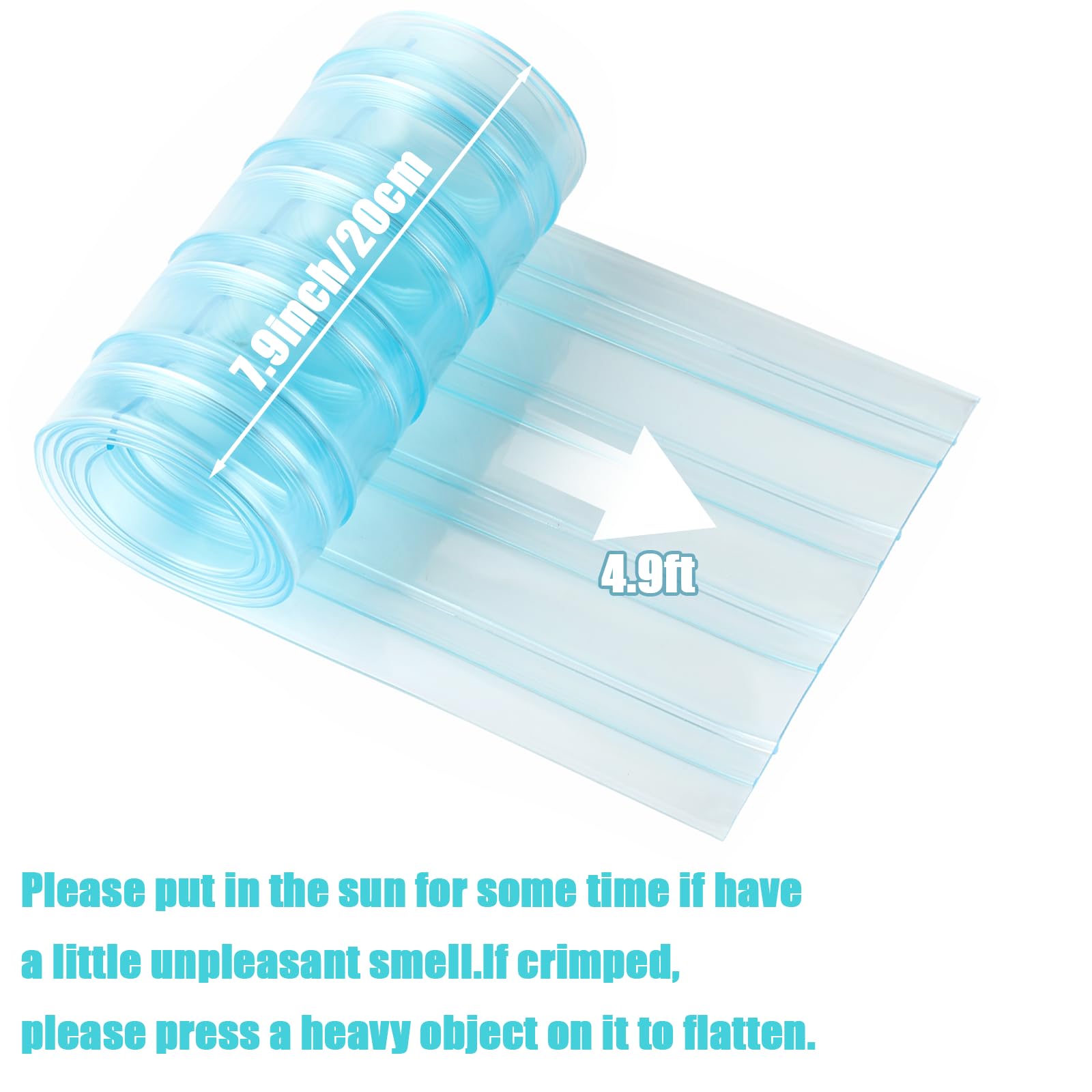 Dog Door Replacement Flap Plastic Vinyl Door Strips Transparent Dog House Door Flap Strips For Diy Dog Or Cat Door, Easy To Cut