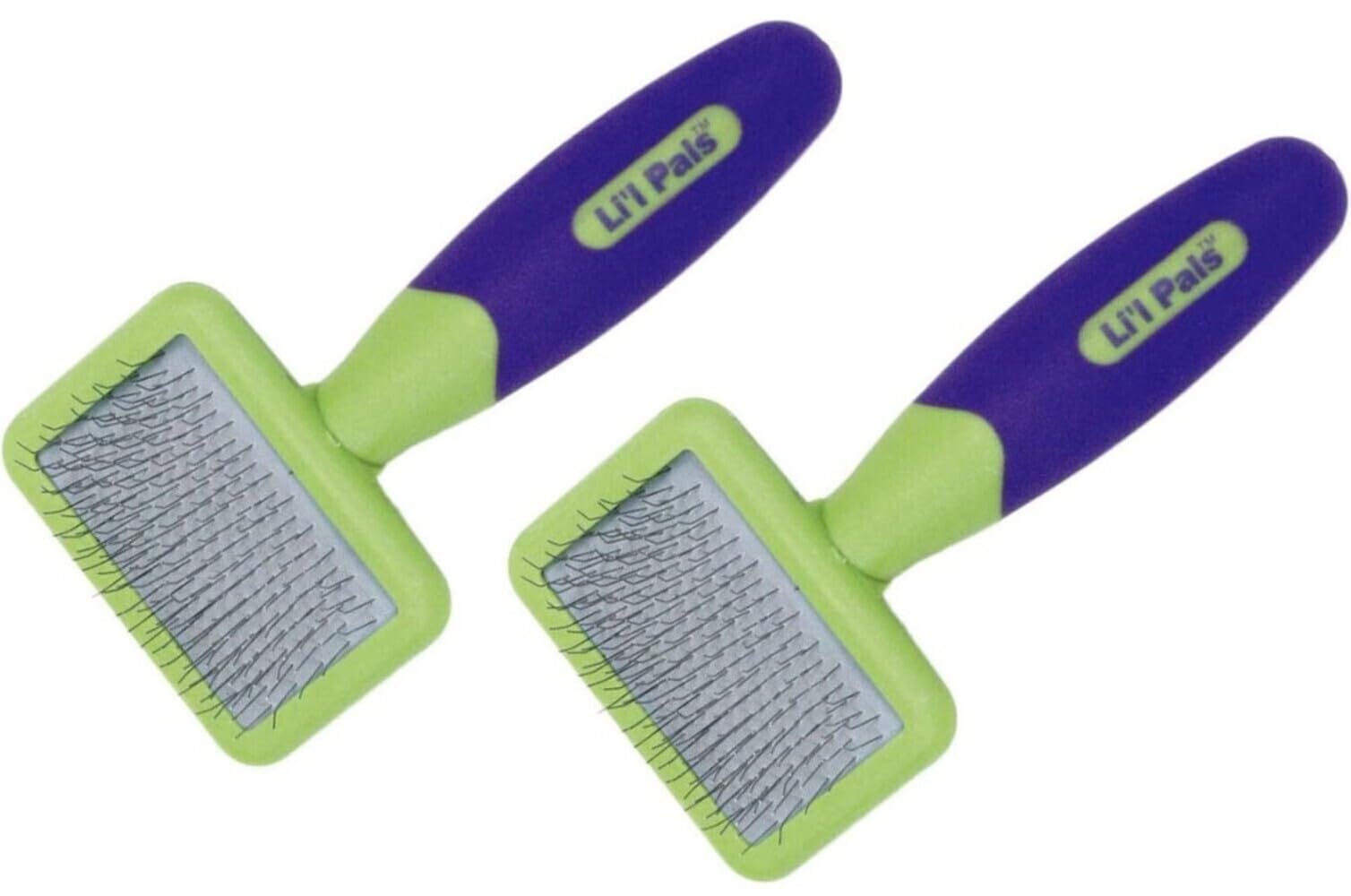 Lilpals Soft Slicker Brush For Removing Mats, Tangles, And Loose Hair From Your Pets