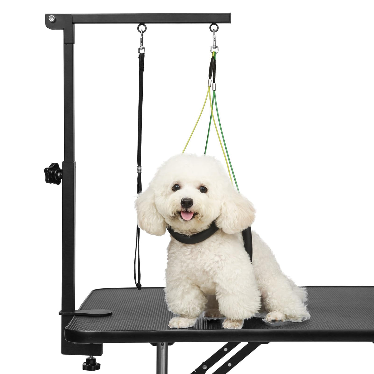 Breeze Touch Dog Grooming Table Arm With Clamp 32In, Pet Dog Grooming Table For Small Dogs At Home Foldable, Cat Dog Grooming Ha