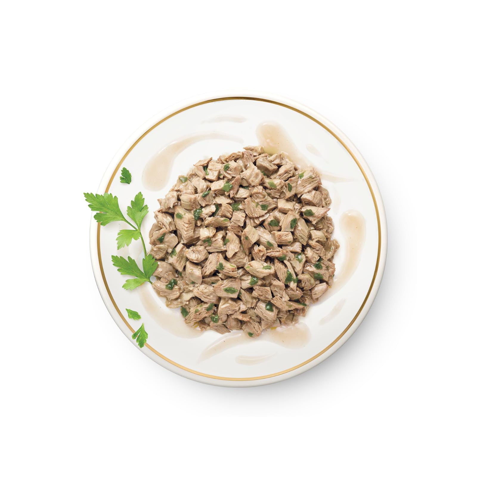 Fancy Feast PURINA Gravy Wet Cat Food, Medleys White Meat Chicken Florentine with Garden Greens - 3 oz. Can (Pack of 24)