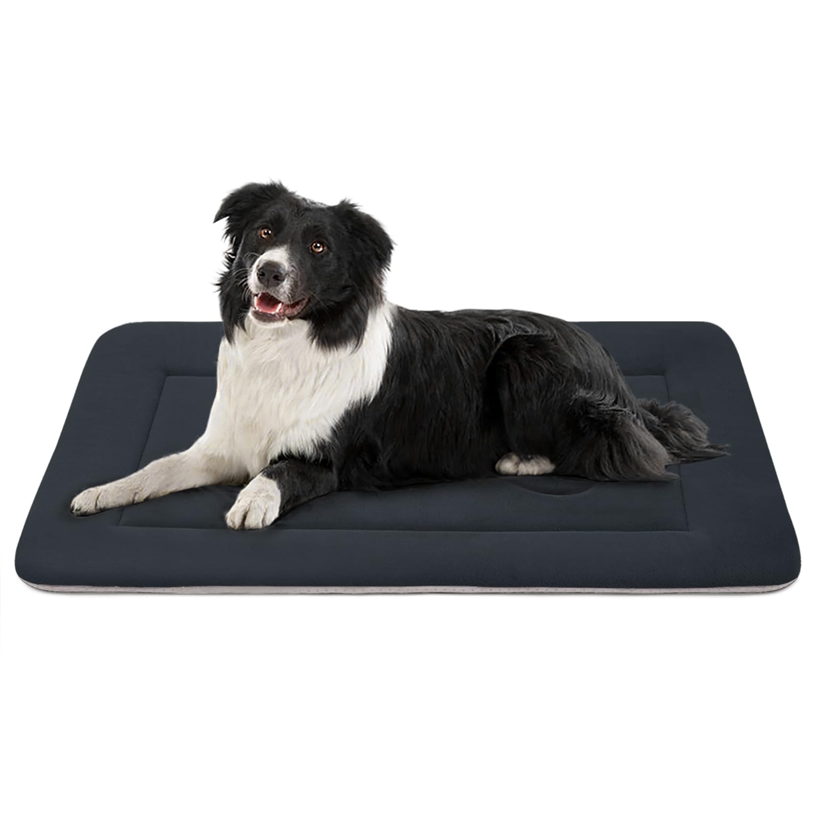 Joicyco Dog Bed Soft Dog Crate Pad Mat For Medium/Large Dogs 36 In Non-Slip Bottom Washable Dog Sleeping Mattress Pet Beds Cat B