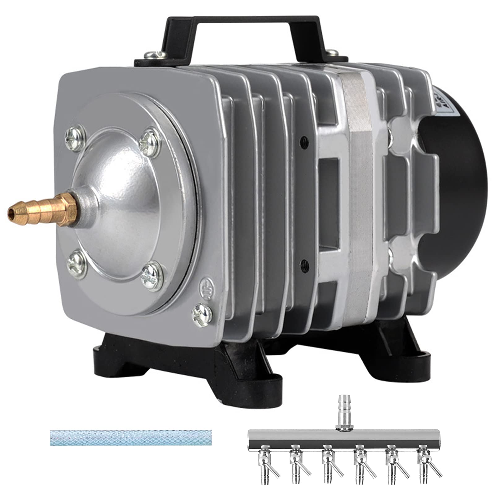 Kulife Aquarium Air Pump - Air Pump For Fish Tank, Fish Tank Air Pump Bubbler Pond Aerator, Hydroponic Air Pump, 650/1000/1250/1780Gph Commercial Air Pump (1250Gph-35W)