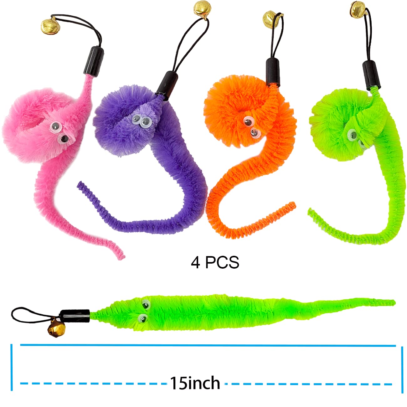 Zph Cat Toys Interactive For Indoor Cats,2Pcs Retractable Cat Wand Toys,9Pcs Teaser Toys&1Pcs Hanging Door Lure Cat Toy,Interactive Feather Toy For Teaser Play And Chase Exercise With Kitten