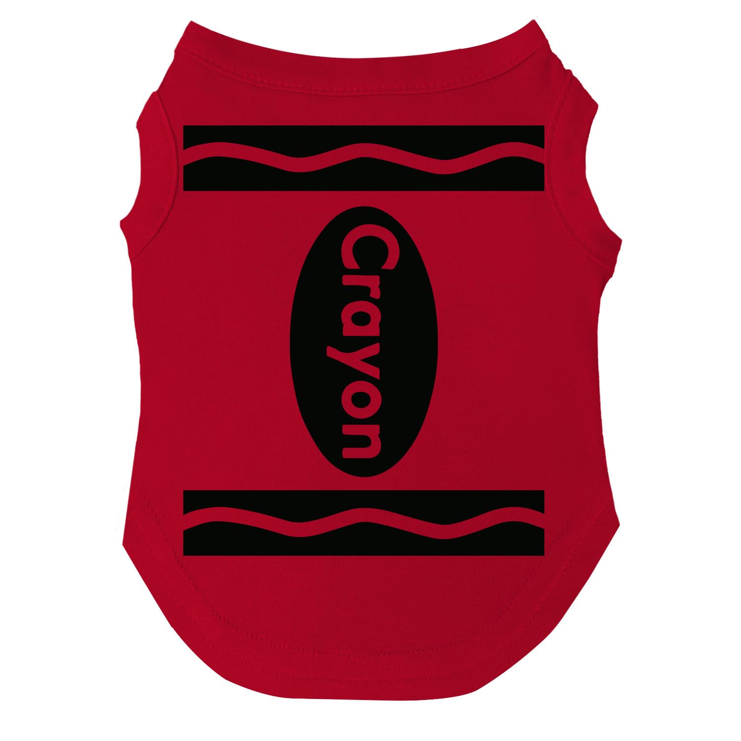 Crayon Costume Halloween Dog Tee Shirt Sizes For Puppies, Toys, And Large Breeds (Red, X-Large 410)