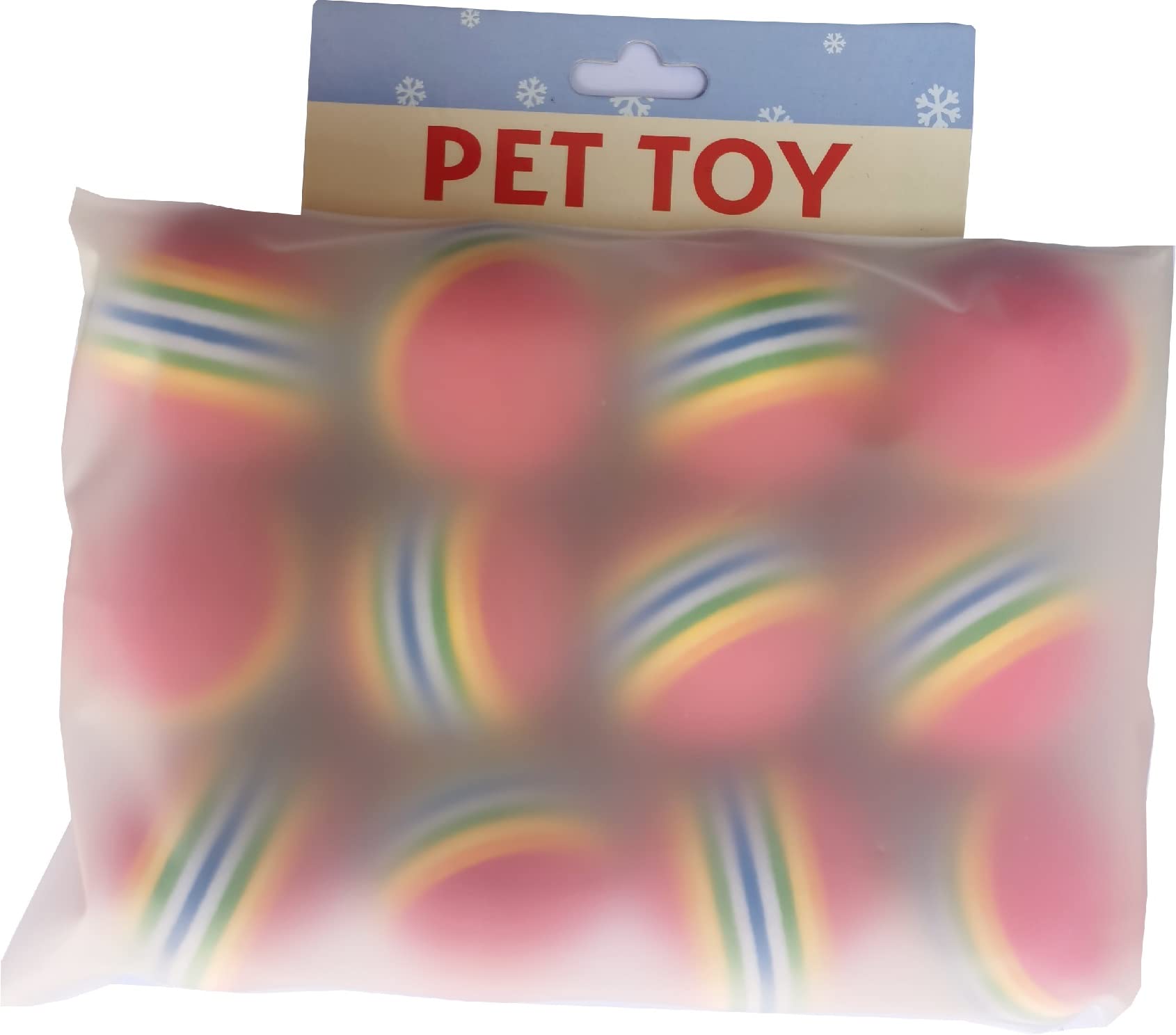 Shuyue Colorful Soft Foam Rainbow Play Balls For Pet Dog And Cat Toys (12)