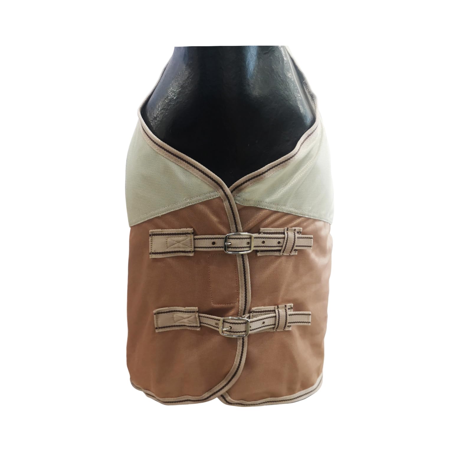 BARN & STABLE Breathable and UV Protective Tear-Resistant Mesh Horse Fly Sheet Comfy Equine Summer Sheet with Removable Web Leg