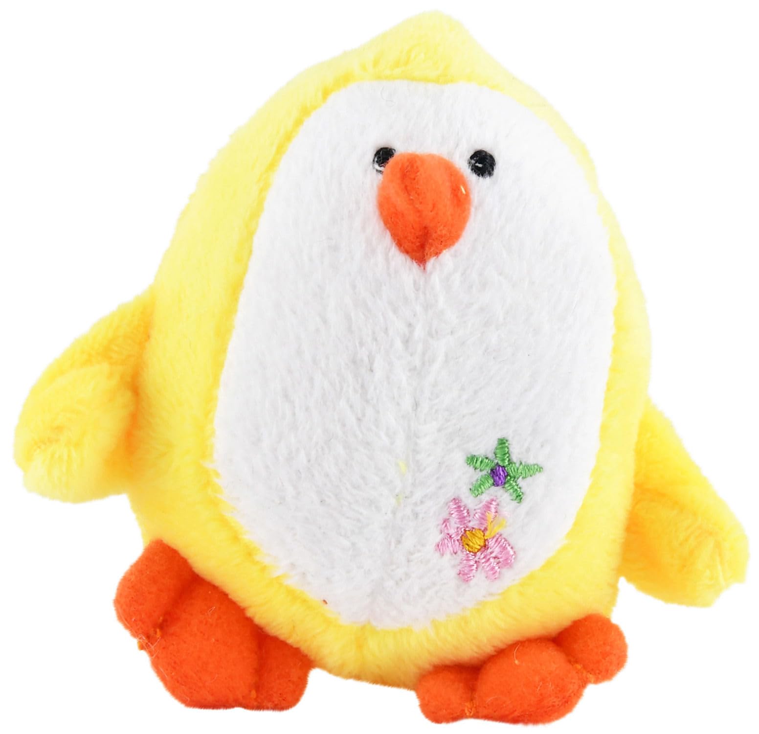 Jeffers Color Plush Penguin Squeaky Toy For Small Dogs, Yellow, 3'- Cute, Safe, And Comfy Plush Pet Toy For Puppies, Interactiv