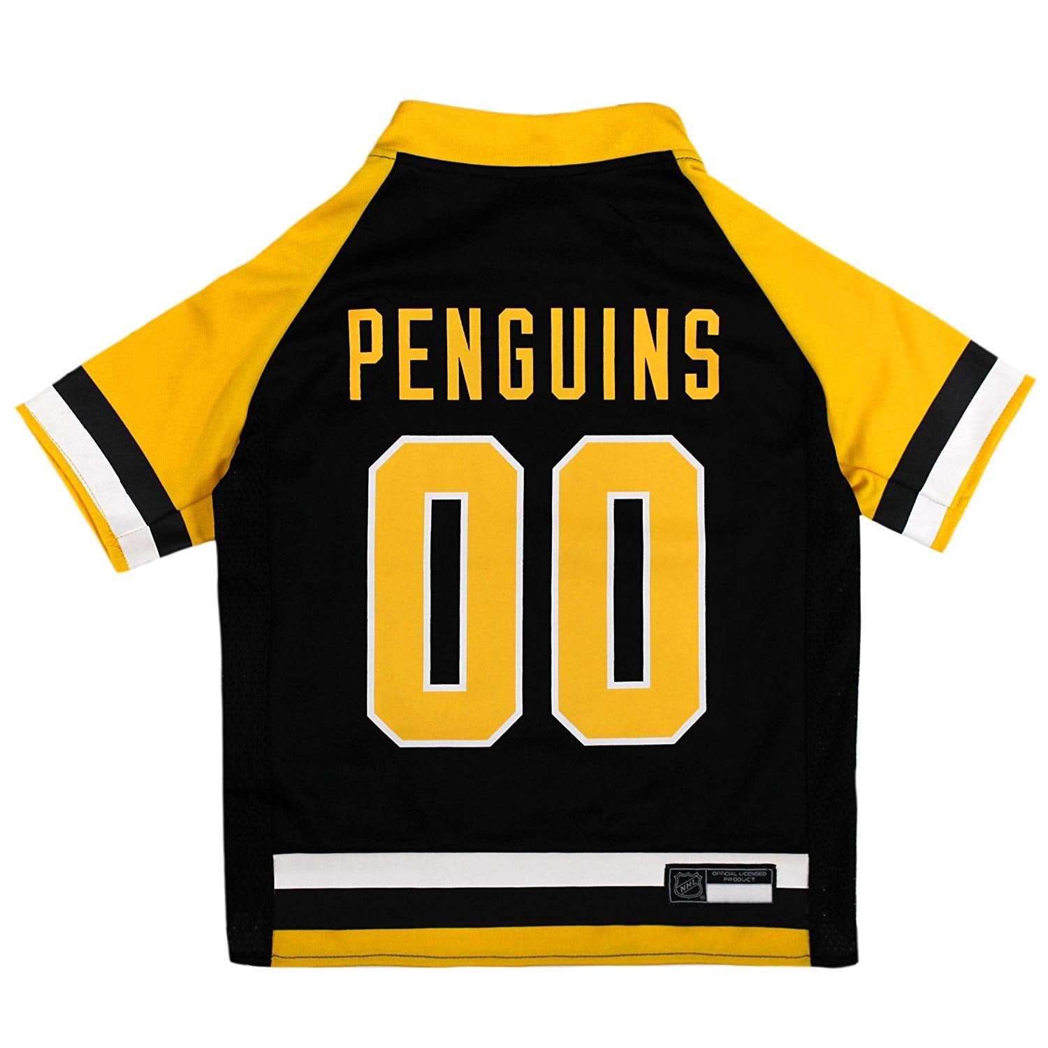 Pets First NHL Pittsburgh Penguins Jersey for Dogs & Cats, X-Small. - Let Your Pet Be A Real NHL Fan!