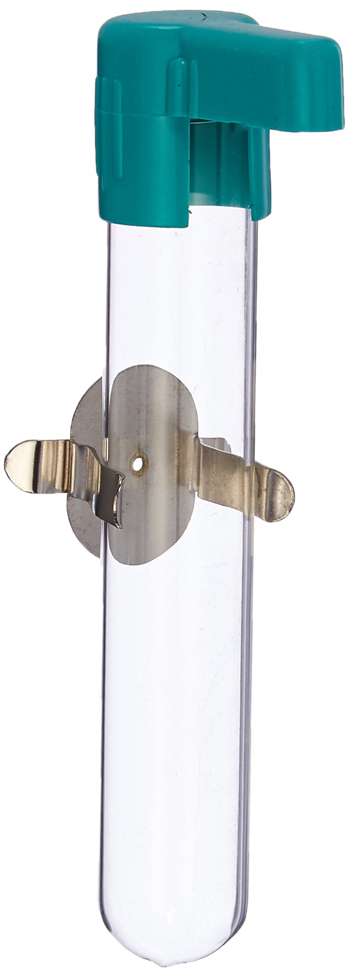 Prevue Pet Products Bpv1188 6-Inch Glass Tube Bird Feeder With Strong Metal Slide Clip