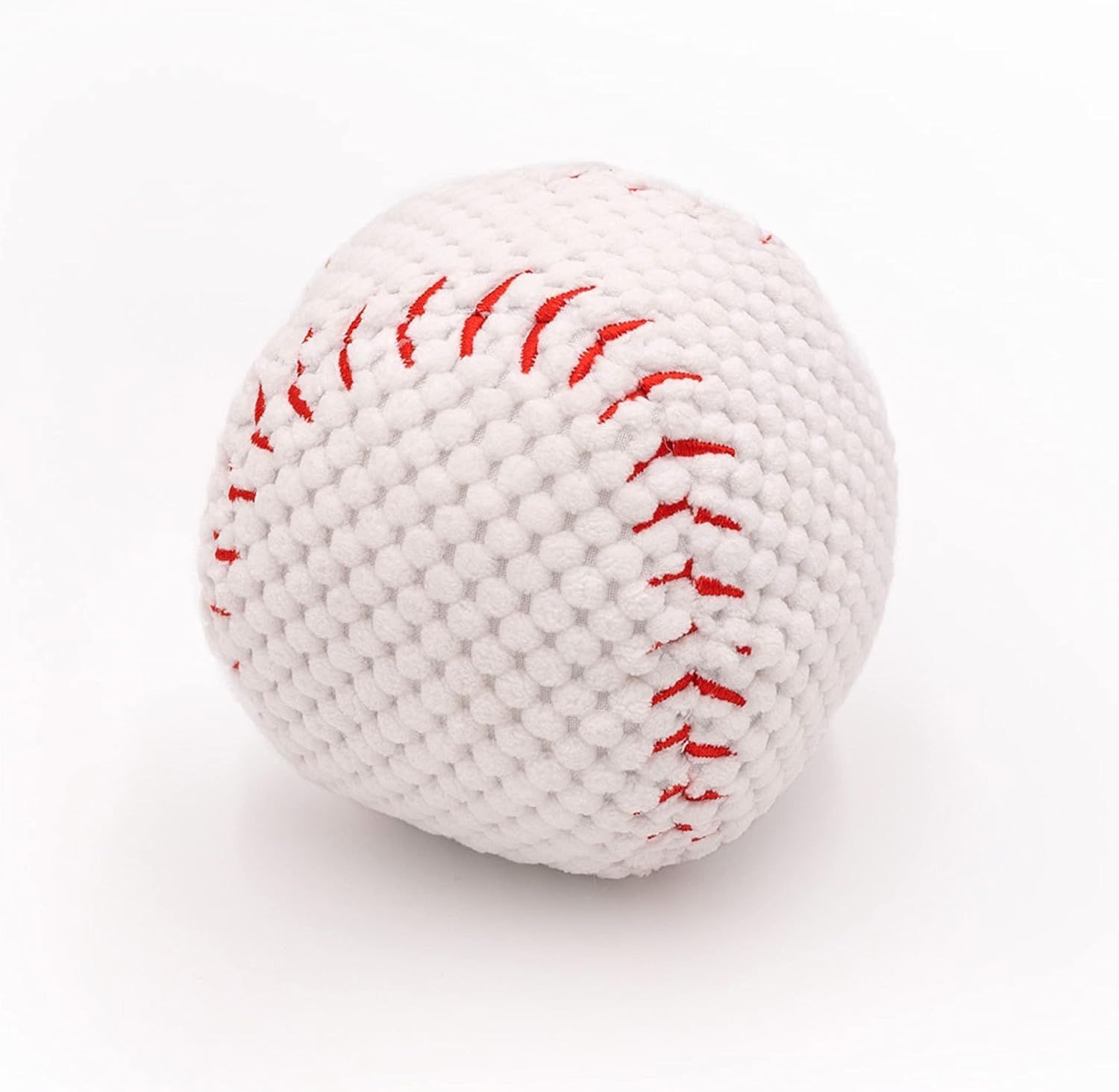 Zippypaws Sportsballz - Plush Baseball Dog Toy, Soft Squeaky Balls For Dogs, Indoor & Outdoor Puppy Fetch Toys For Small, Medium, & Large Dogs, Stuffed Plushie Play Toy Balls For Puppies