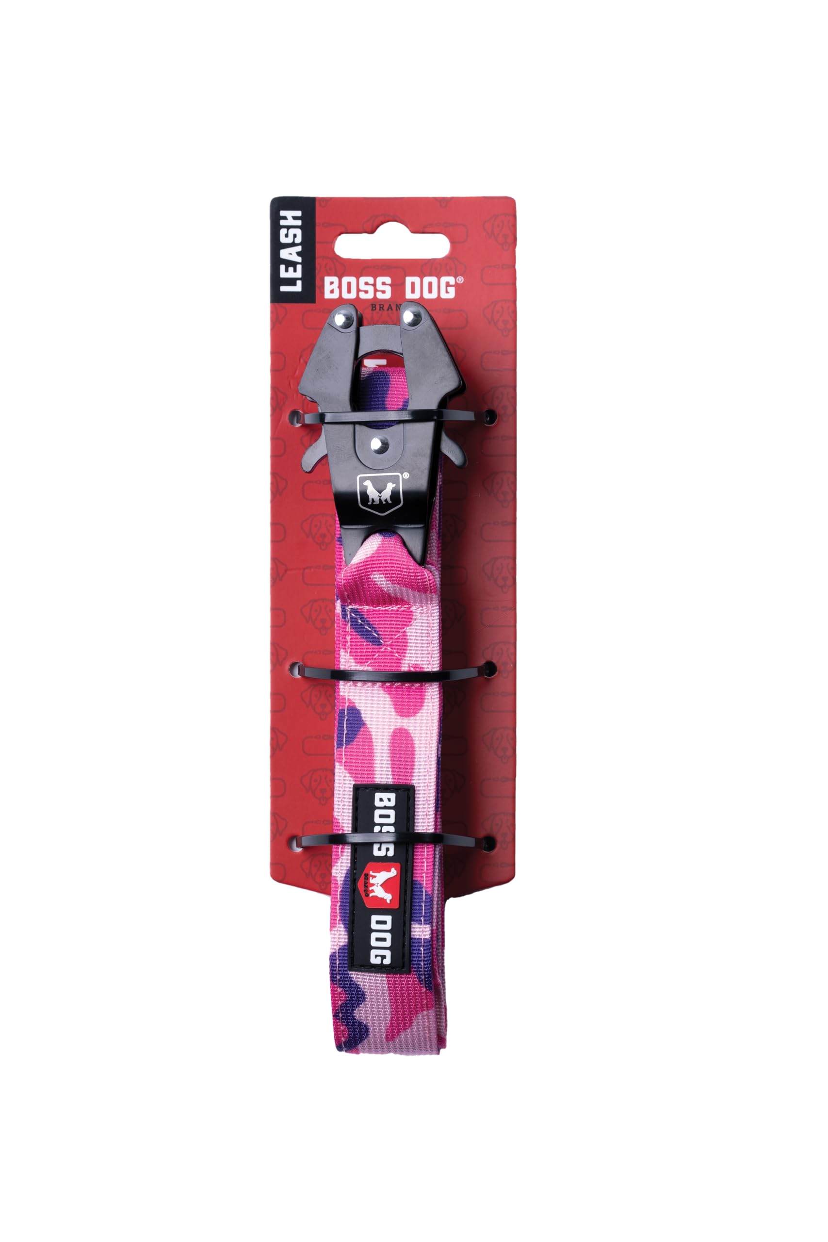 Boss Dog Tactical Leash, Pink Camo, 4 Ft
