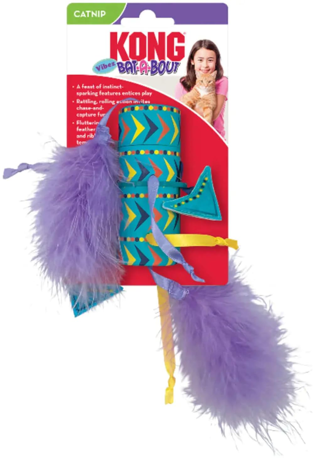 Kong BatABout Vibez Roller Cat Toy