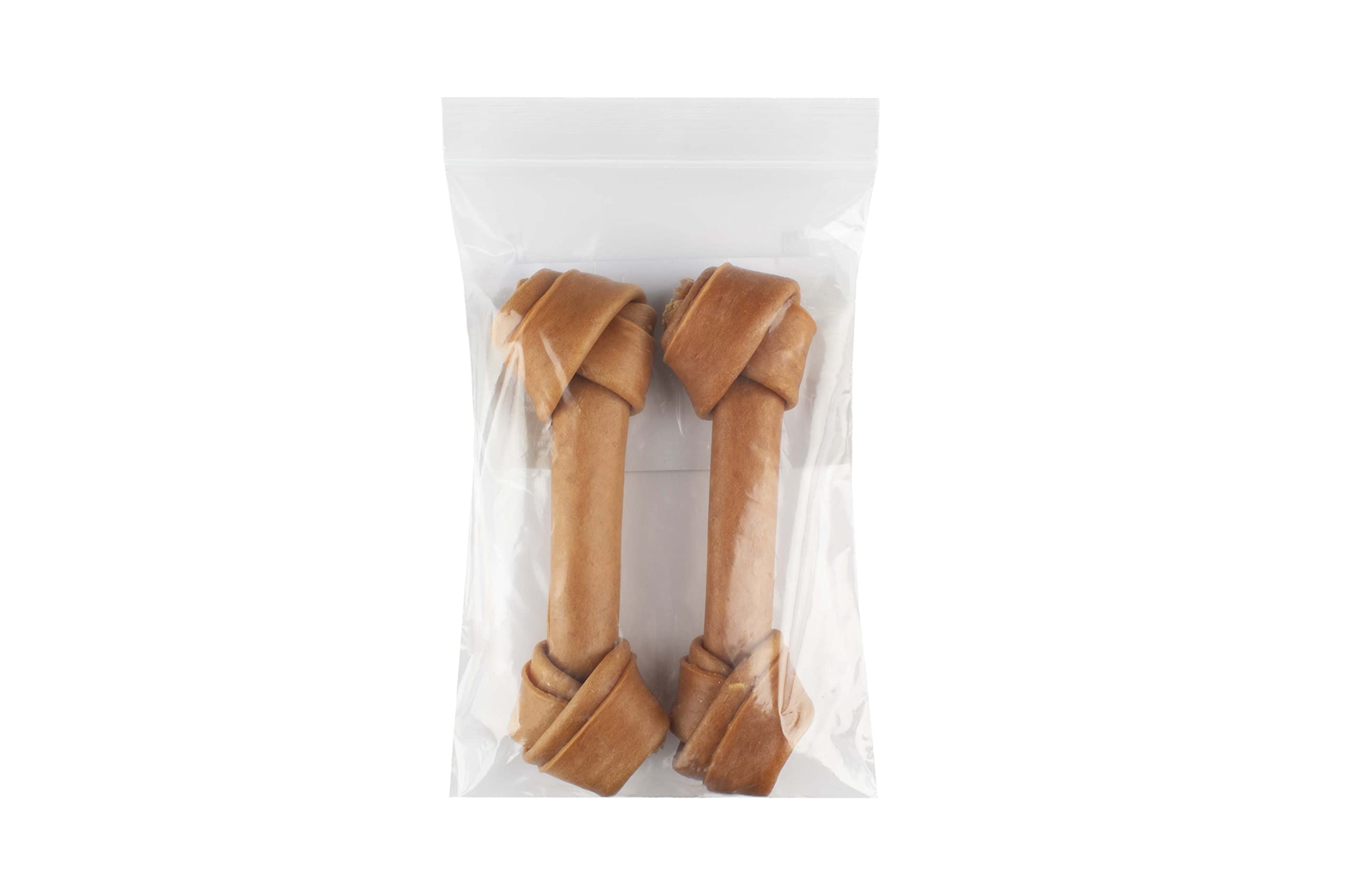 Ultra Chewy Turkey Tendon Knotted Bones - All-Natural, Hypoallergenic Dog Chew Treats, 7 Inch, Pack of 2