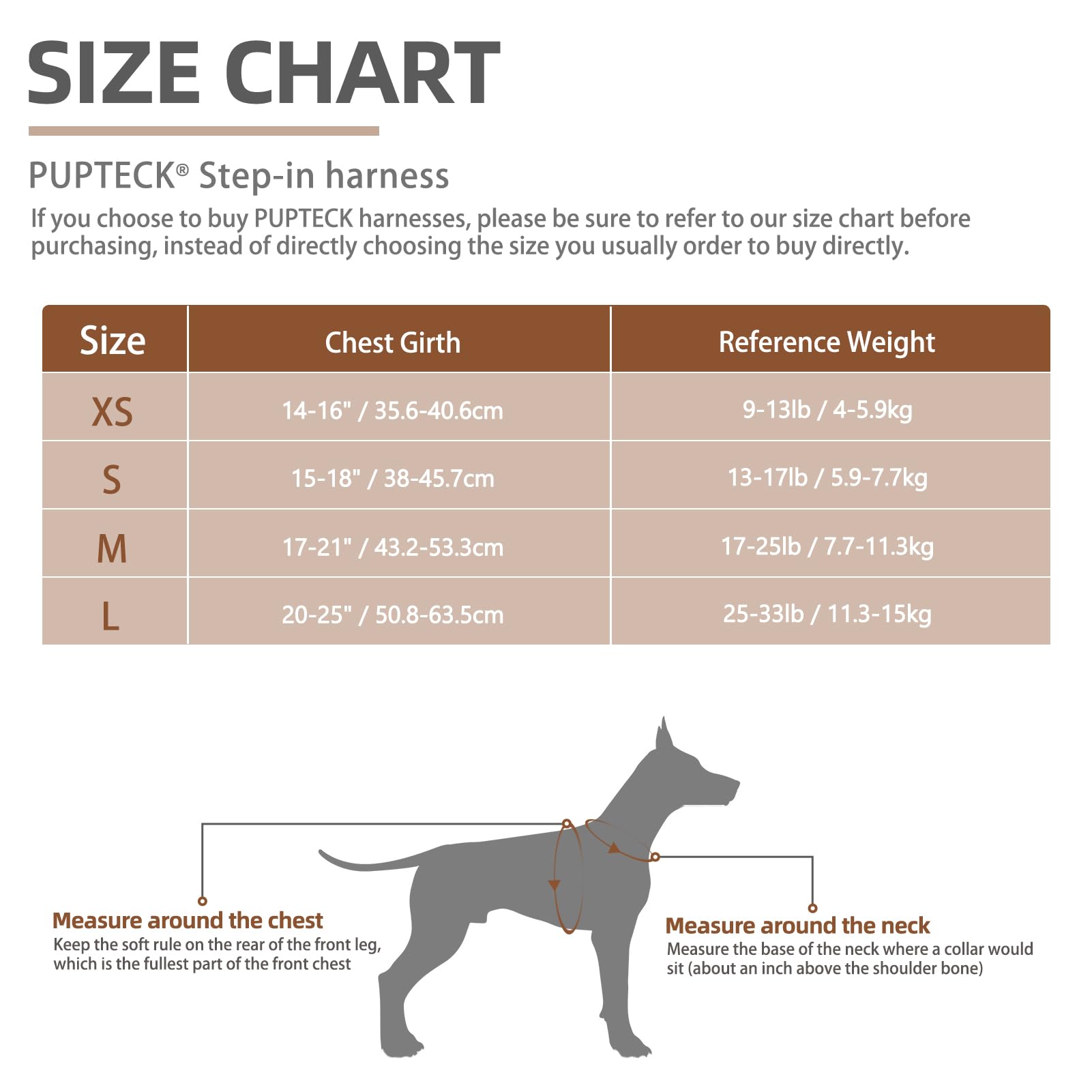 PUPTECK Comfortable Dog Vest Harness and Leash Set with Bags, Reflective Dog Harness Set, Step-in No Pull, Adjustable Breathable