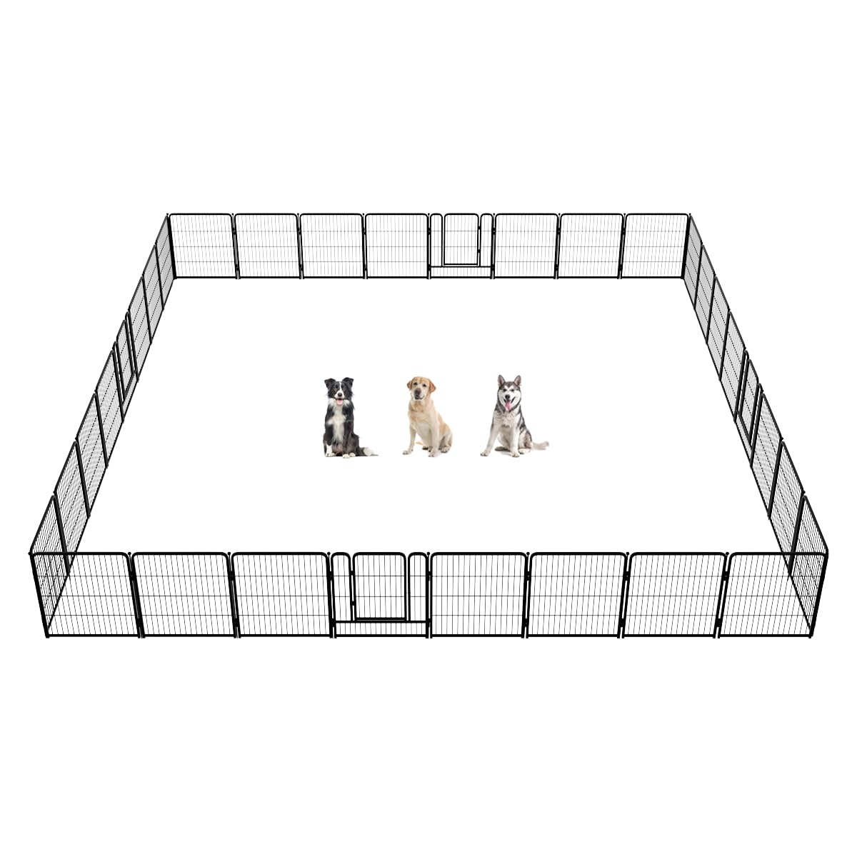 Fxw Rollick Dog Playpen For Yard, Rv Campingpatented, 32 Inch 32 Panels