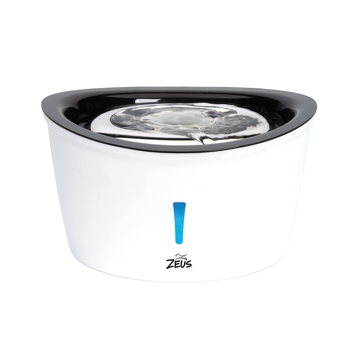Zeus Cascade Dog Drinking Fountain With Stainless Steel Top