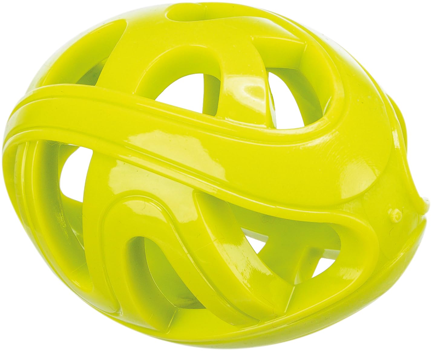 Trixie Honeycomb Dog Toy  11Cm Durable Tpr Rubber Chew Toy With Squeaker | Dental Cleaning & Gum Massage Toy For Dogs | Interac