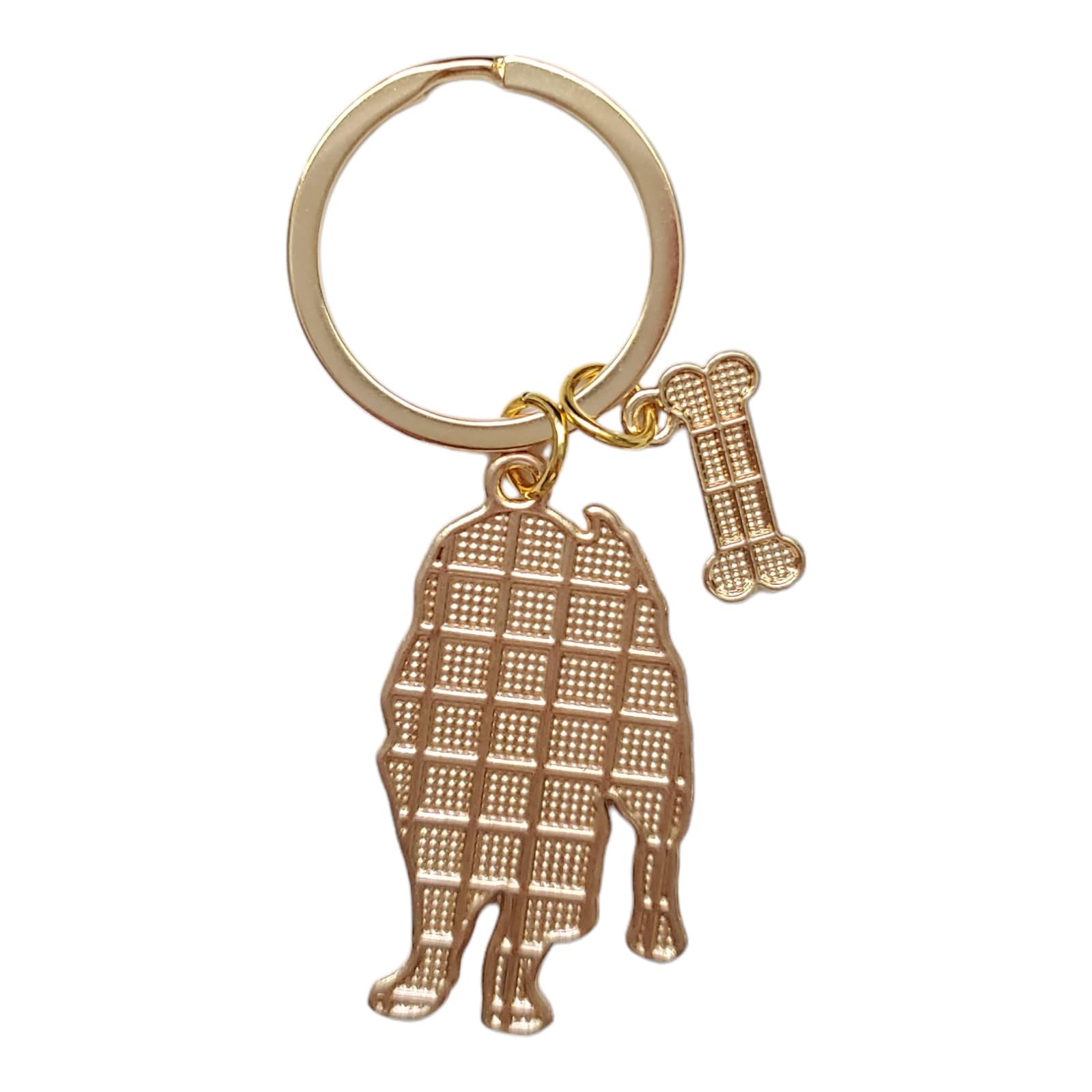 Poyamuse Enamel Dog Pet Keychain - A Heartwarming Memorial And Adorable Accessory Keyring For Dog Lovers-Golden