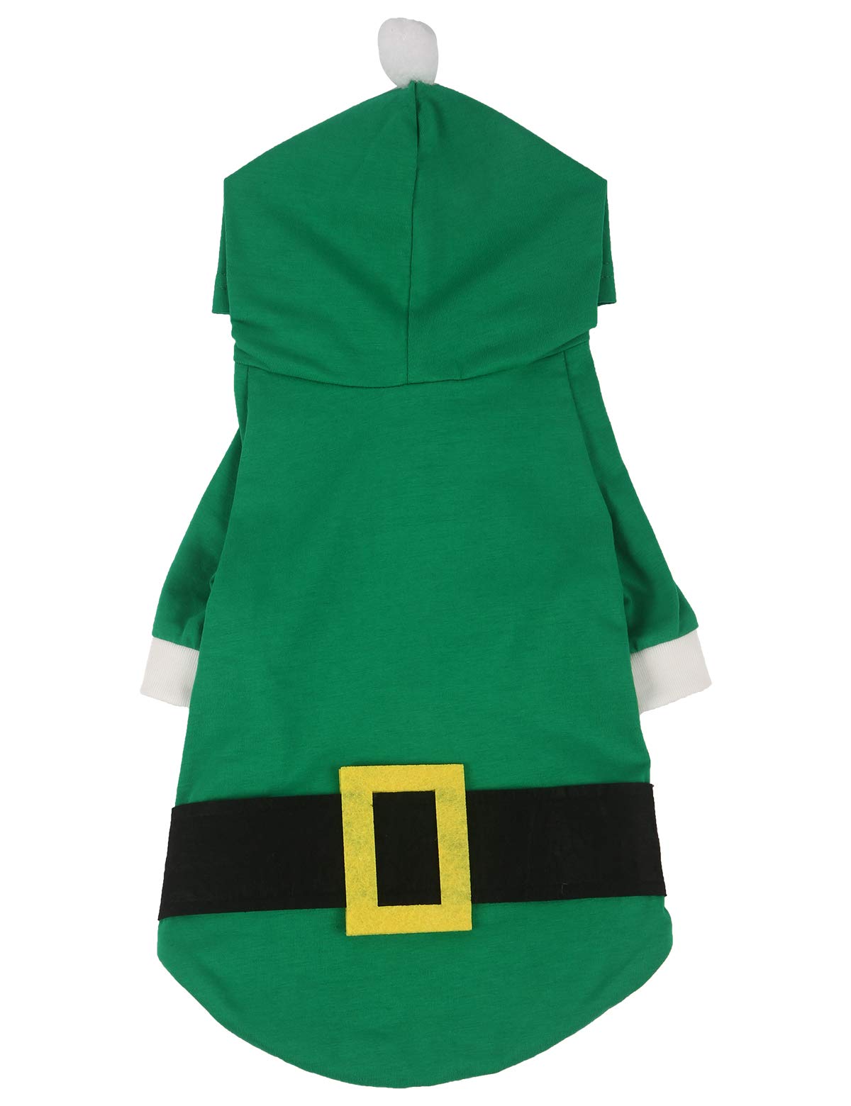 Coomour Christmas Hoodies Pet Elf Costume Clothes Cat Puppy Cute Xmas Shirts For Dogs Cats Merry Christmas Outfits (X-Small)