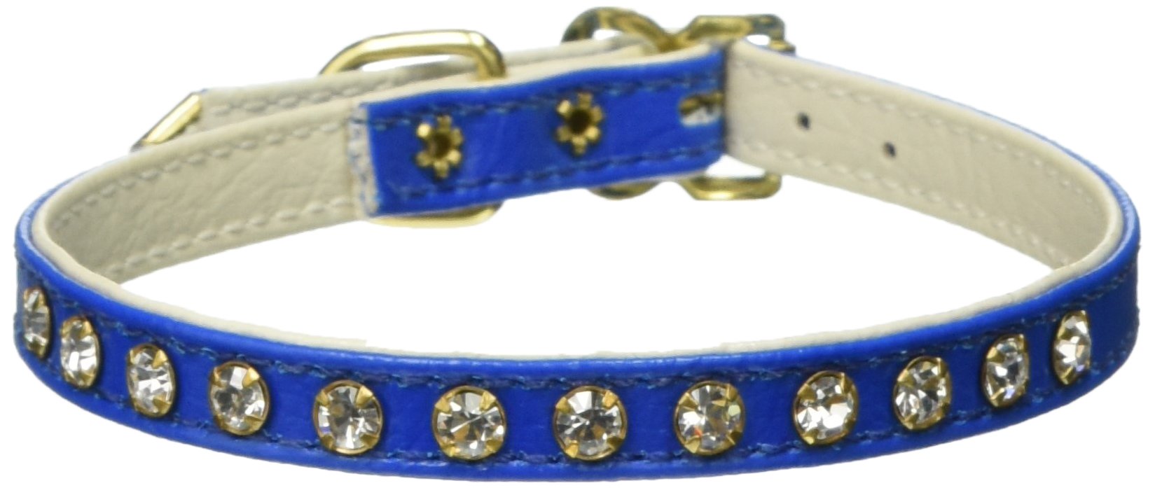 Dog, Puppy & Pet Collar, 10 Clear Crystal Jewelry Set Blue 12