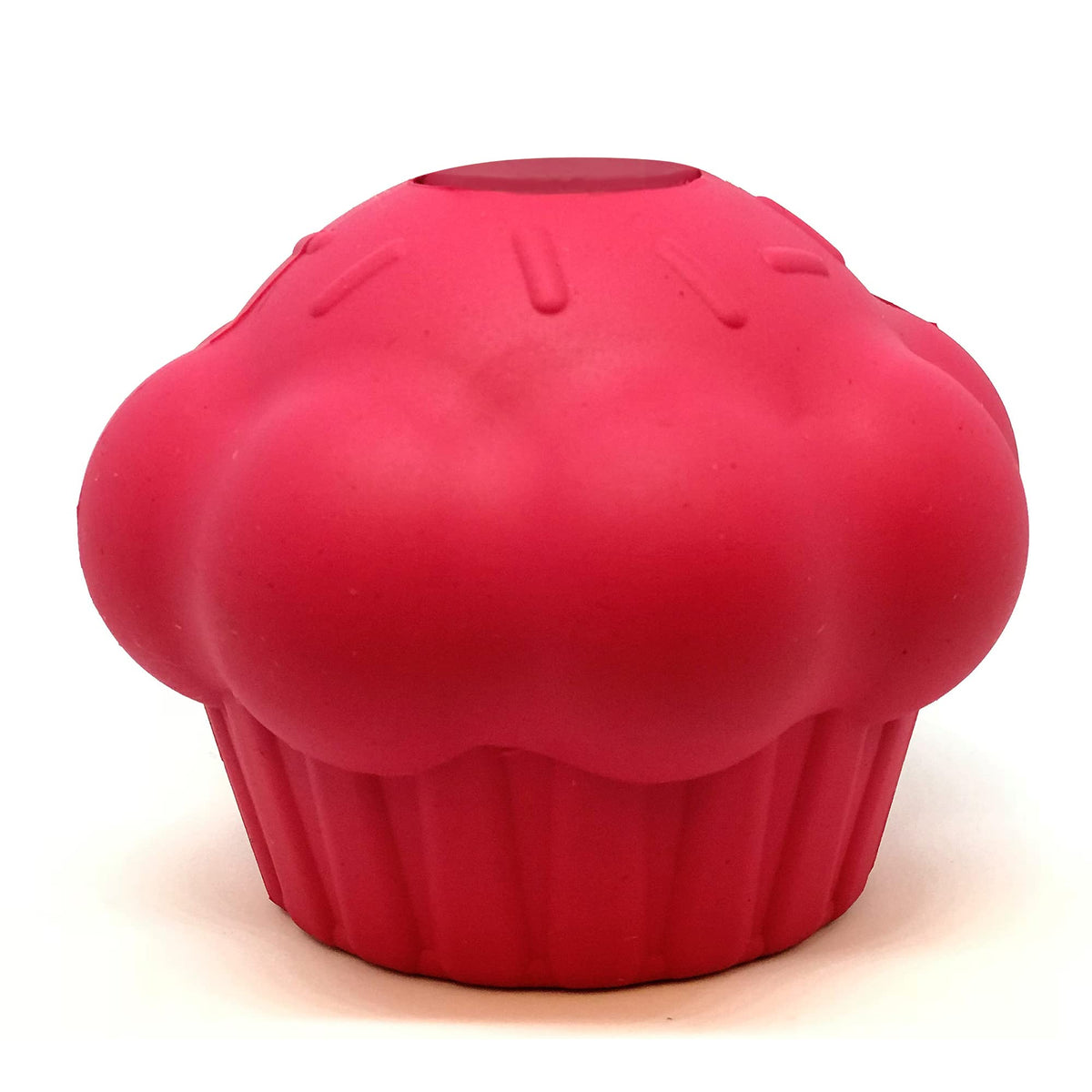 SodaPup MuttsKickButt Cupcake - Durable Dog Treat Dispenser & Chew Toy Made in USA from Non-Toxic, Pet Safe, Food Safe Natural Rubber for Mental Stimulation, Problem Chewing, Calming Nerves & More