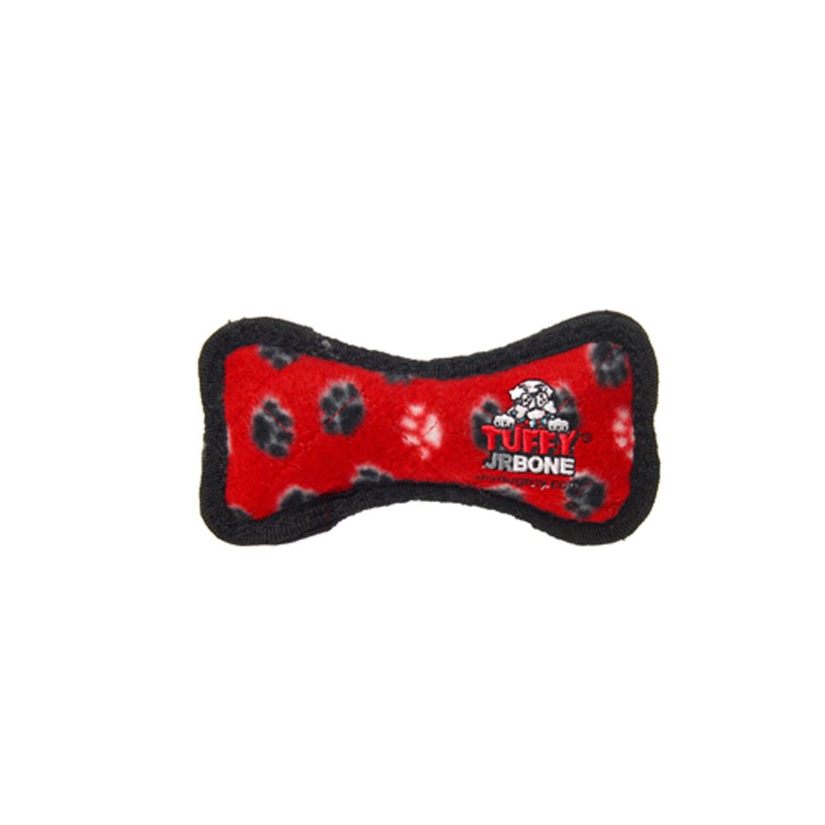Tuffy - World'S Tuffest Soft Dog Toy - Ultimate Bone-Squeakers - Multiple Layers. Made Durable, Strong & Tough. Interactive Play Dog Toy (Tug, Toss & Fetch). Machine Washable & Floats (Jr, Red Paw).