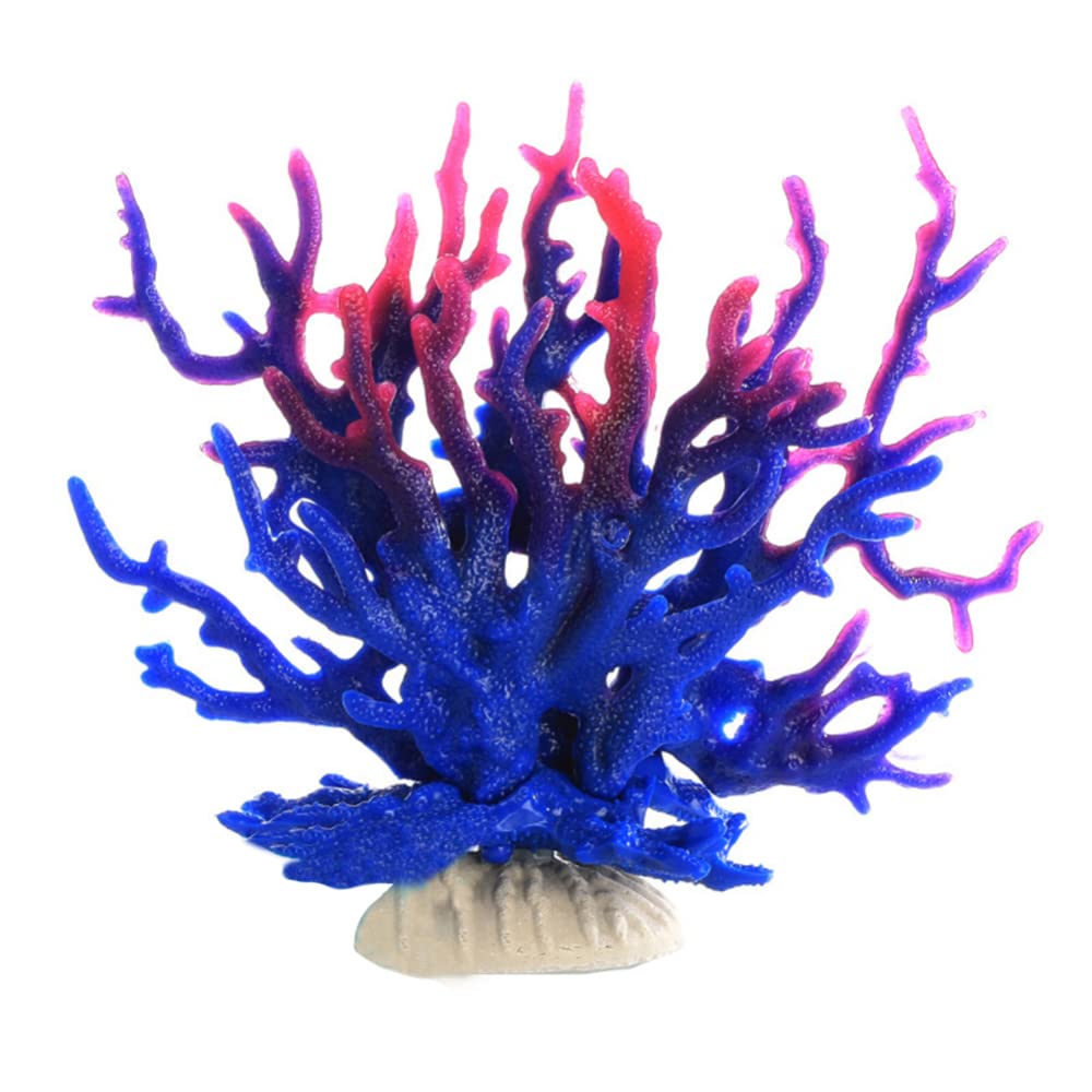 Gigicloud Artificial Aquatic Plants Fish Tank Fake Coral Multi-Purpose Pollution-Free Simulation Water Grass Small Aquarium Plan
