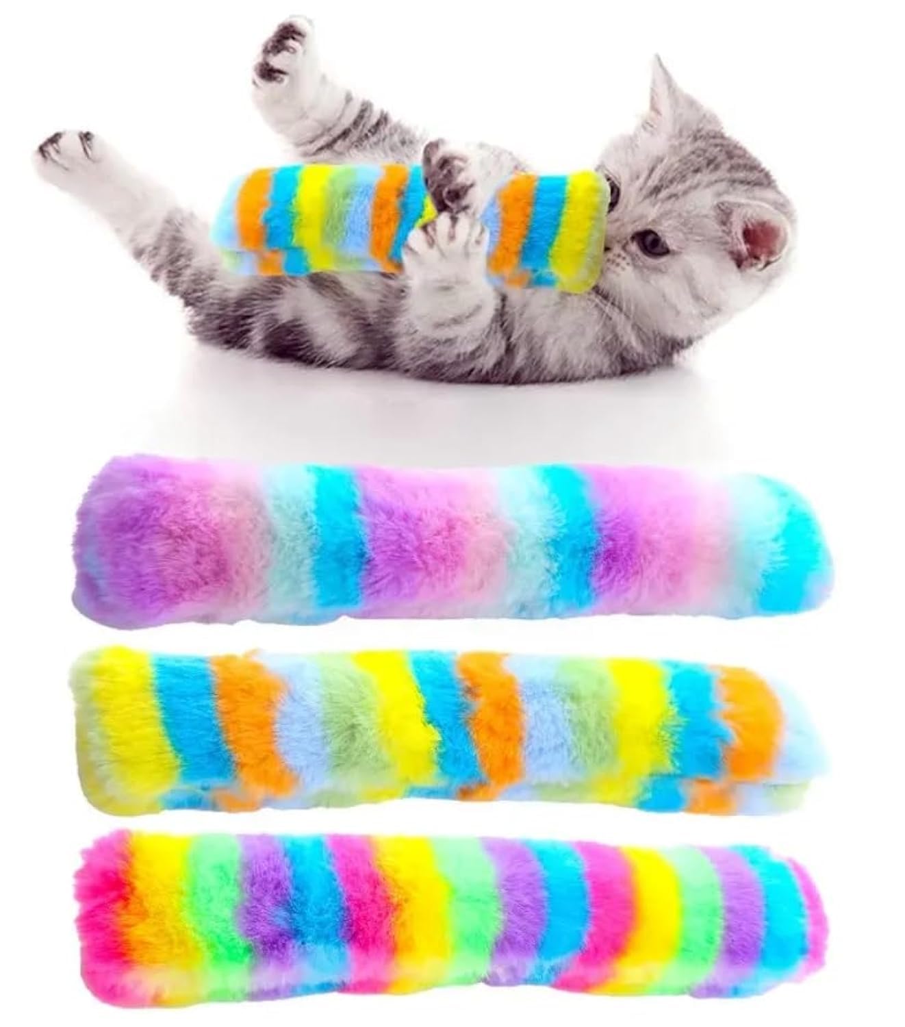 Generic Interactive Cat Toy Set Of 3 - Catnip For Indoor Cats, Fun Kitten Toys, Catnip Toys For Indoor Cats - Best Cat Accessori