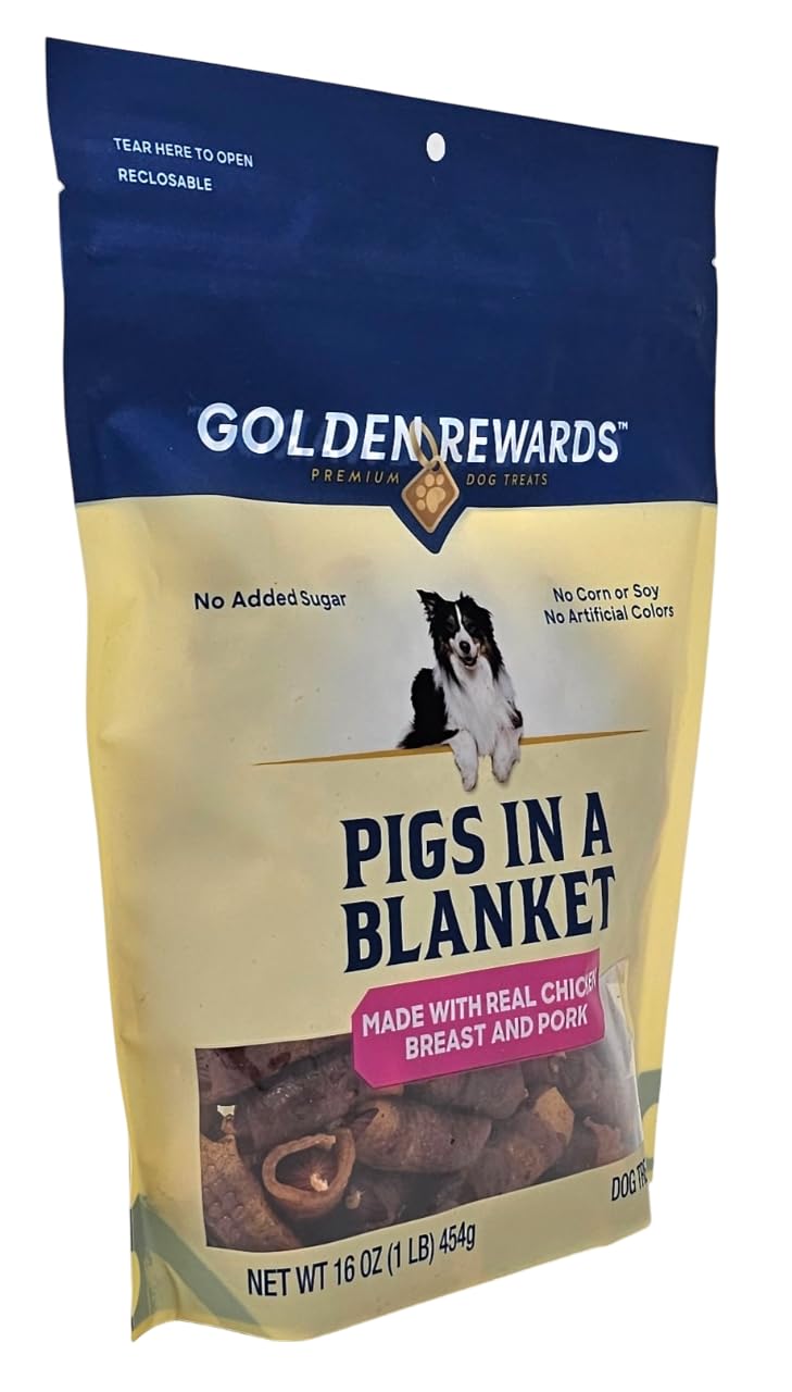 Golden Rewards Pigs in A Blanket - 16oz Bag - 2 Pack
