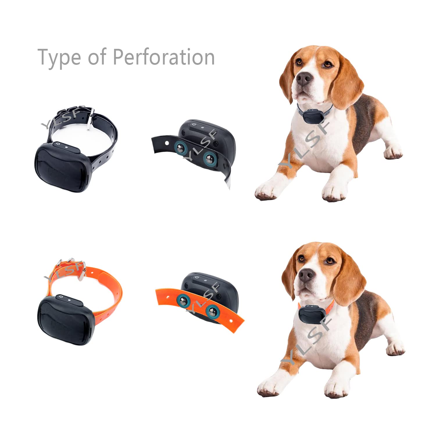 Dog Collar Strap For Most Of Electronic Training Shock Collar Receivers-Adjustable Durable Waterproof Odorless 3/4 Inch Collar R