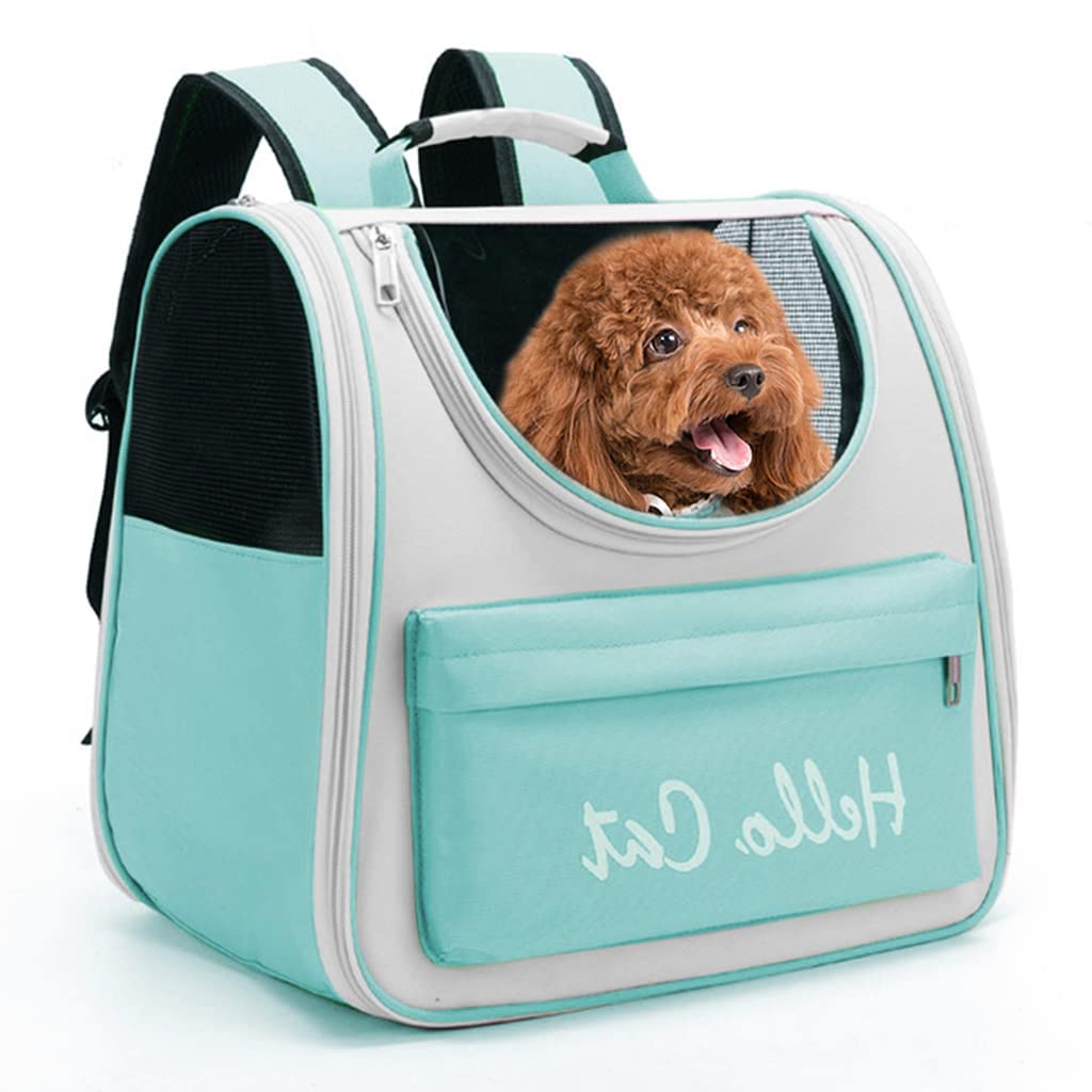 SNOWIE SOFT Cat Carrier Backpack for Small & Medium Pets up to 15kg, Breathable Travel Bag with Transparent Window, Ergonomic Sh
