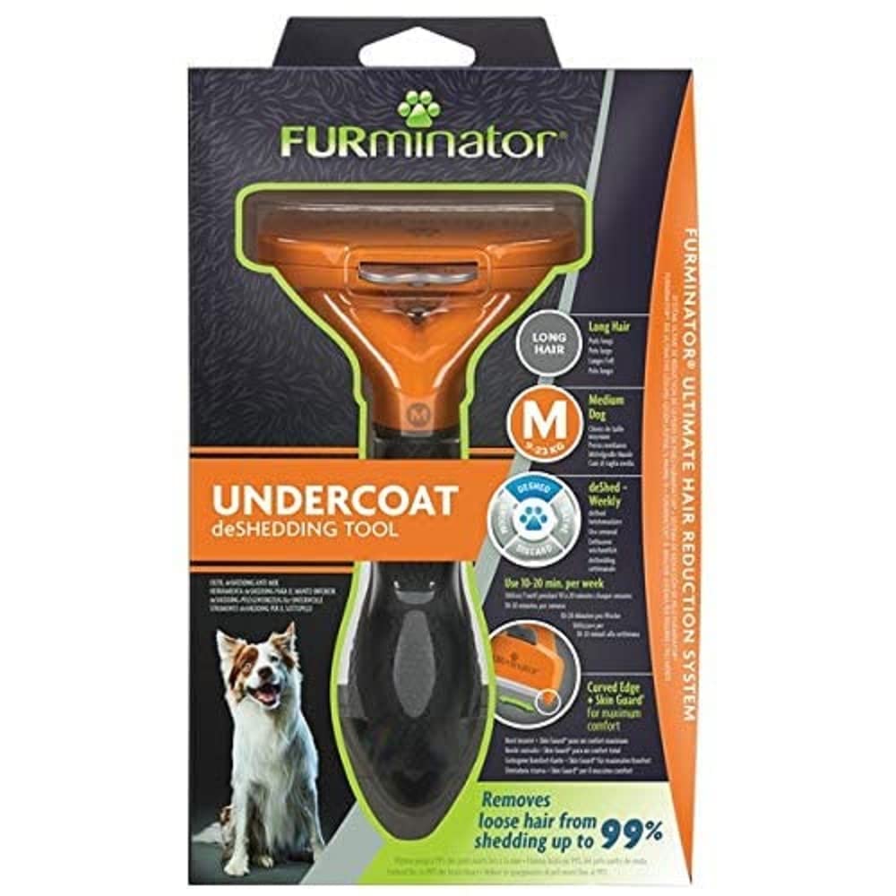 Furminator Undercoat Deshedding Tool For Medium Long Hair Dogs, 9-23 Kg 2.0