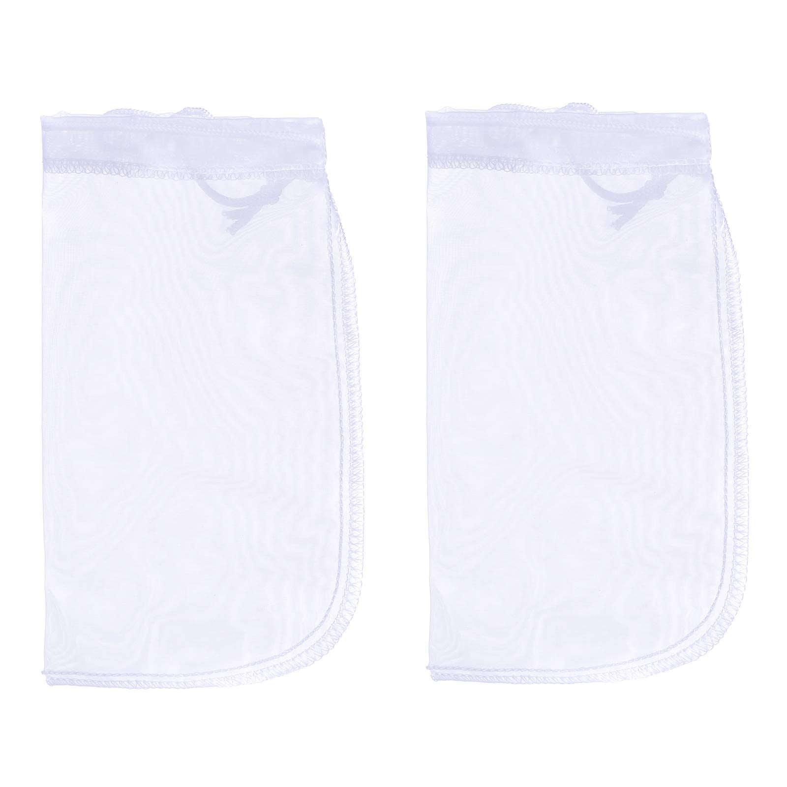 ALEGI 180 Micron Aquarium Filter Media Fine Mesh Bag, 8'' by 4'' Small Extra Fine Media Bags