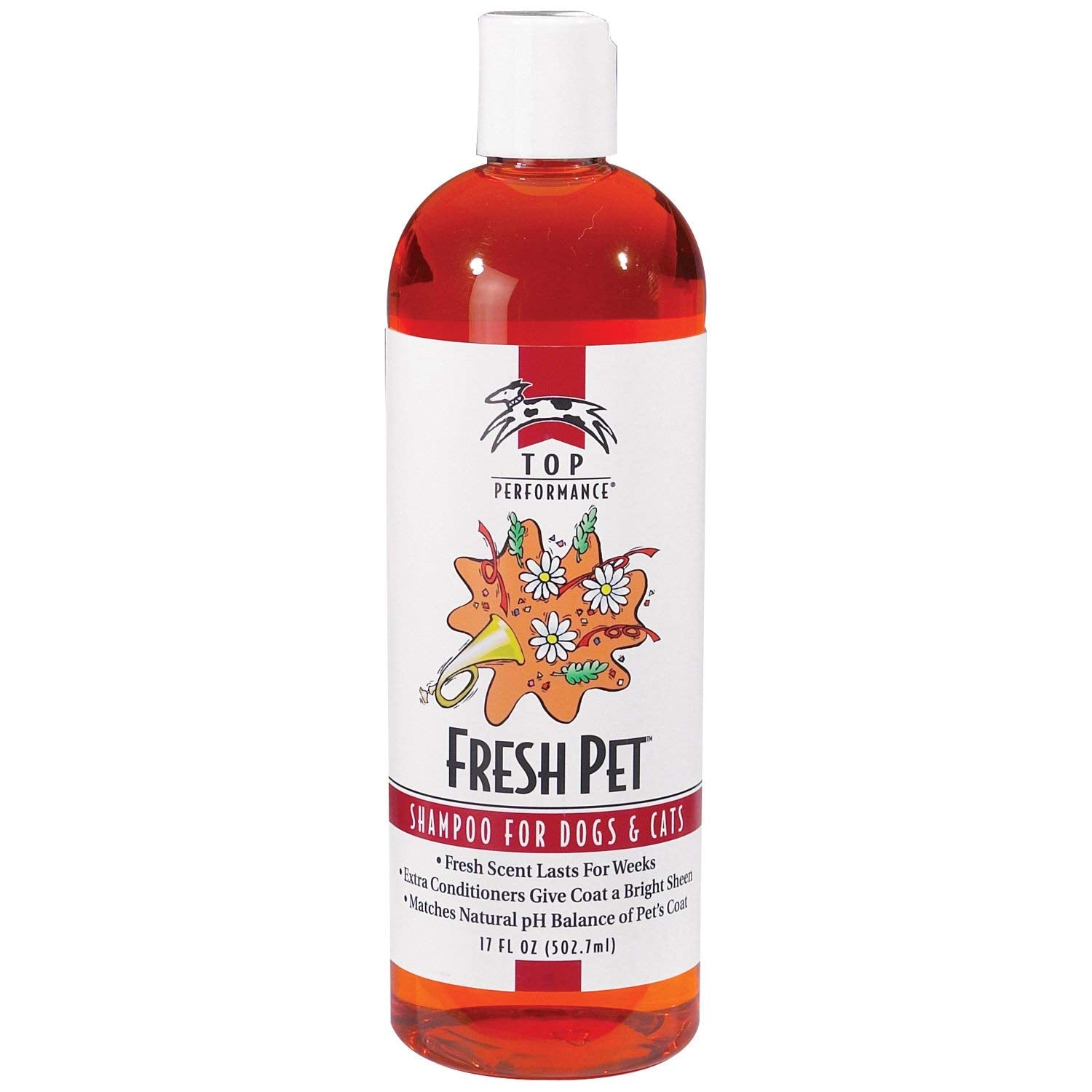 Top Performance Fresh Pet Shampoo Prevents Mats And Tangles – Matches Natural Ph Balance Of Pet’S Coat And Skin, 17 Oz.