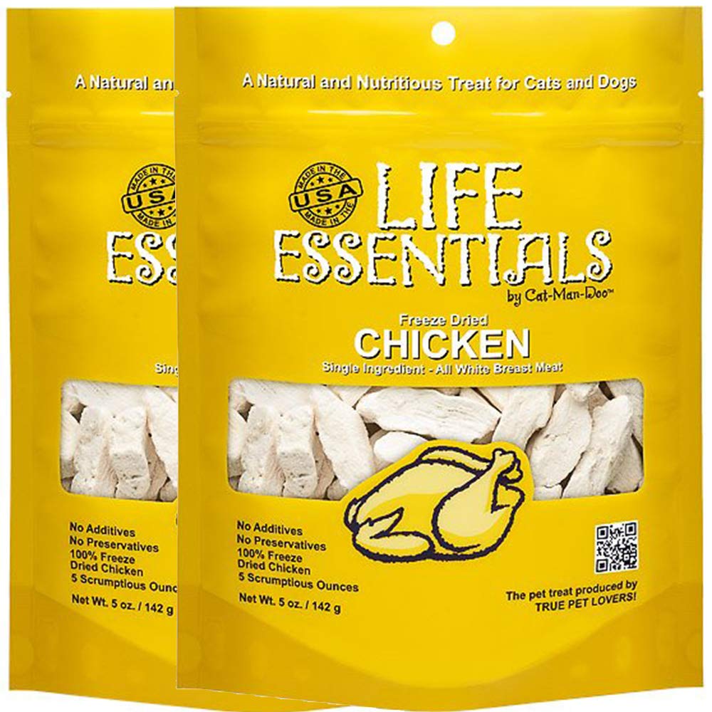 All-Natural Freeze Dried Chicken Treats for Dogs & Cats No Grains, Fillers, Additives and Preservatives Proudly Made in the USA 