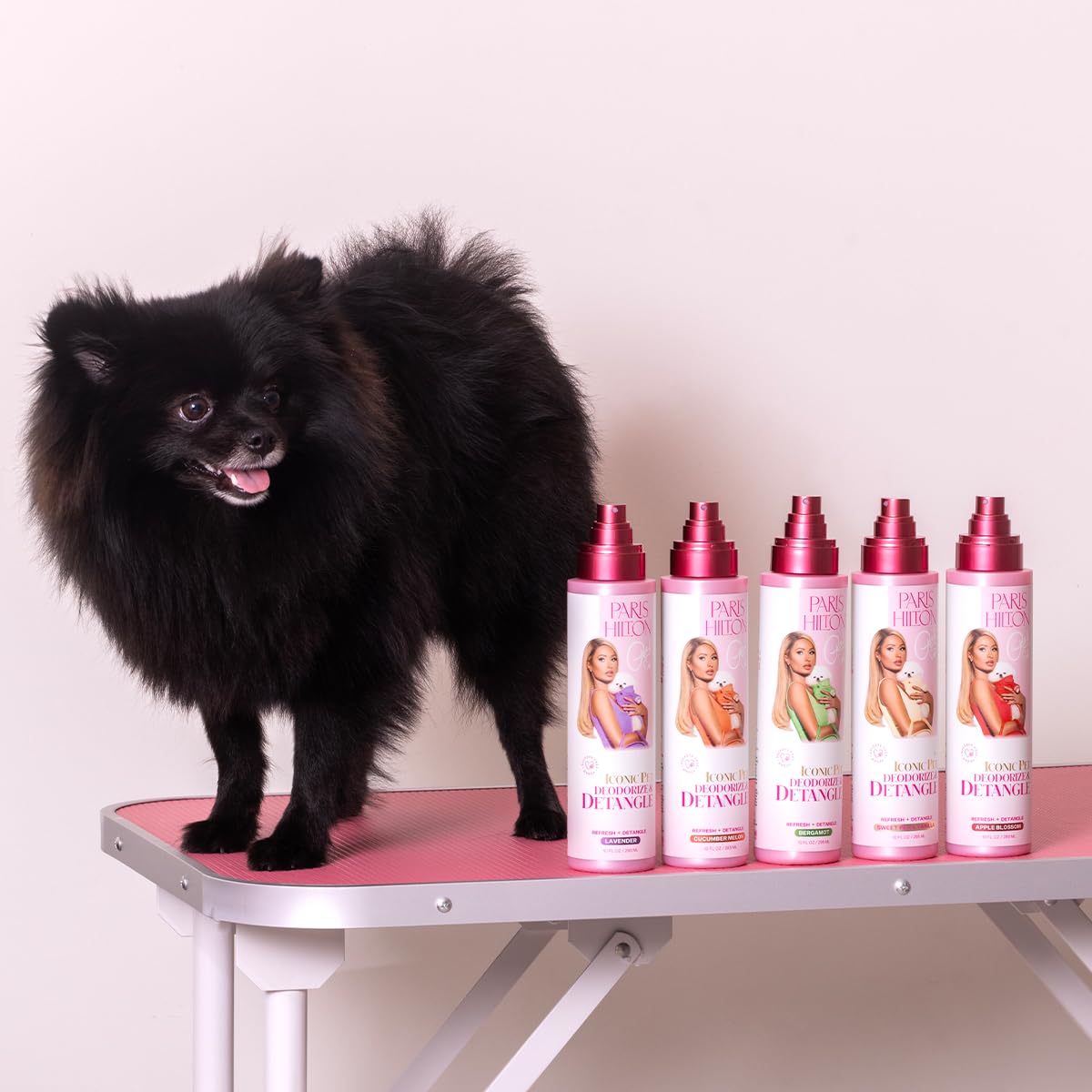 Paris Hilton Dog Deodorizer & Detangler | Odor Neutralizing With Light Sweet Pea & Vanilla Scent For Fresh Grooming & Detangling