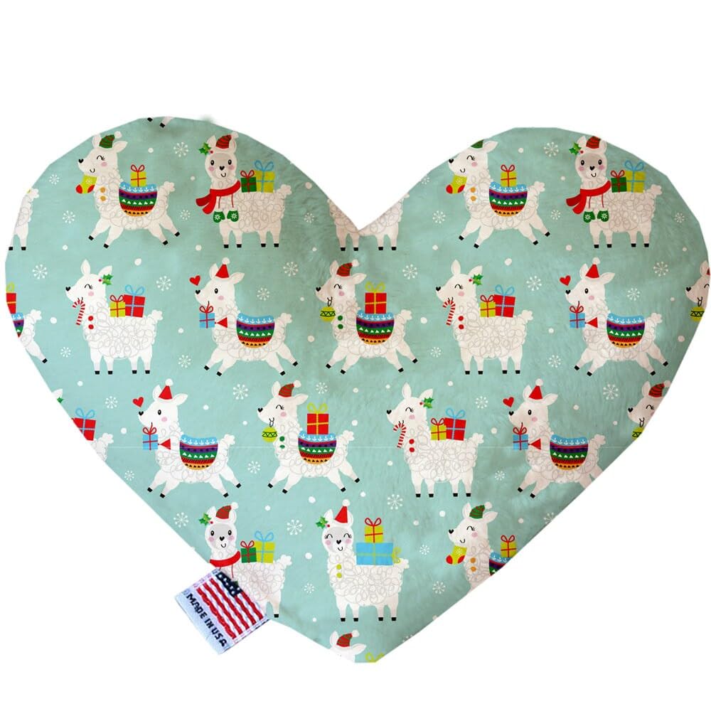 Christmas Pet and Dog Plush Heart or Bone Toy, &quot;Holiday Friends Group&quot; (Available in different sizes, and 7 different patterns!) Christmas Westies 6&quot; Plush Bone