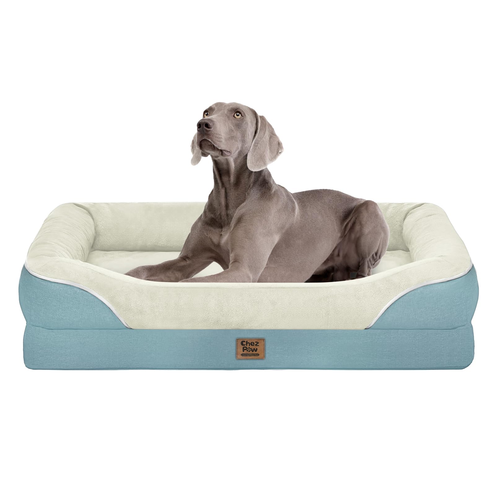 Washable Orthopedic Large Dog Bed - Removable Orthopedic Dog Bed Xl With Bolster Extra Large Dogs Beds With Washable Cover Non-S