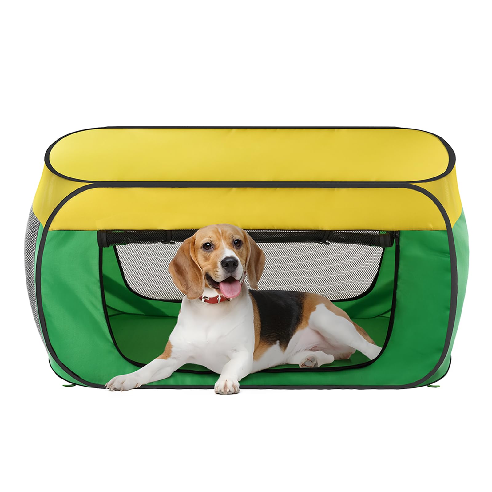 Bumubi Collapsible Dog Travel Crate House Portable Dog Kennel For Small Medium Dogs Foldable Crate For Pets Cat Enclosure Indoor