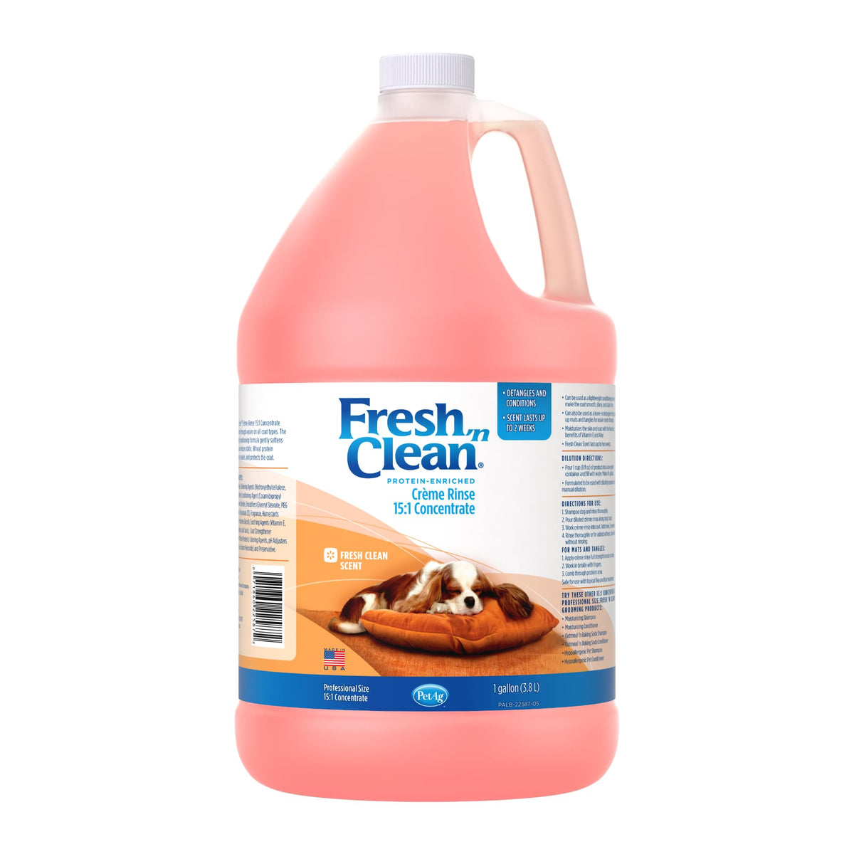 PetAg Fresh n Clean Scented Creme Rinse, Classic Fresh Scent (15:1 ...