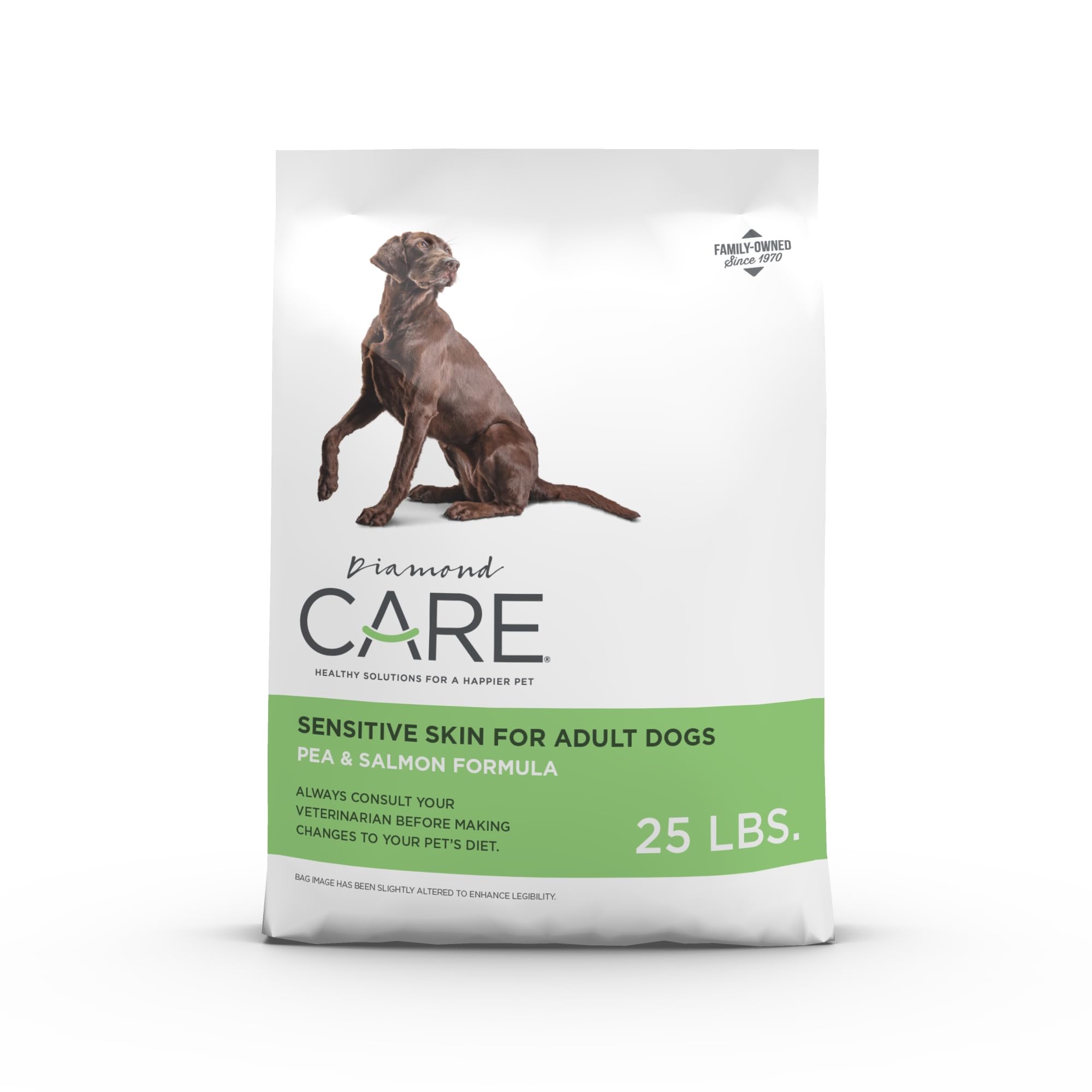 DIAMOND CARE Grain-Free Formulation Adult Dry Dog Food for Sensitive Skin Specially, Itchy Skin or Allergies Made with Hydrolyze