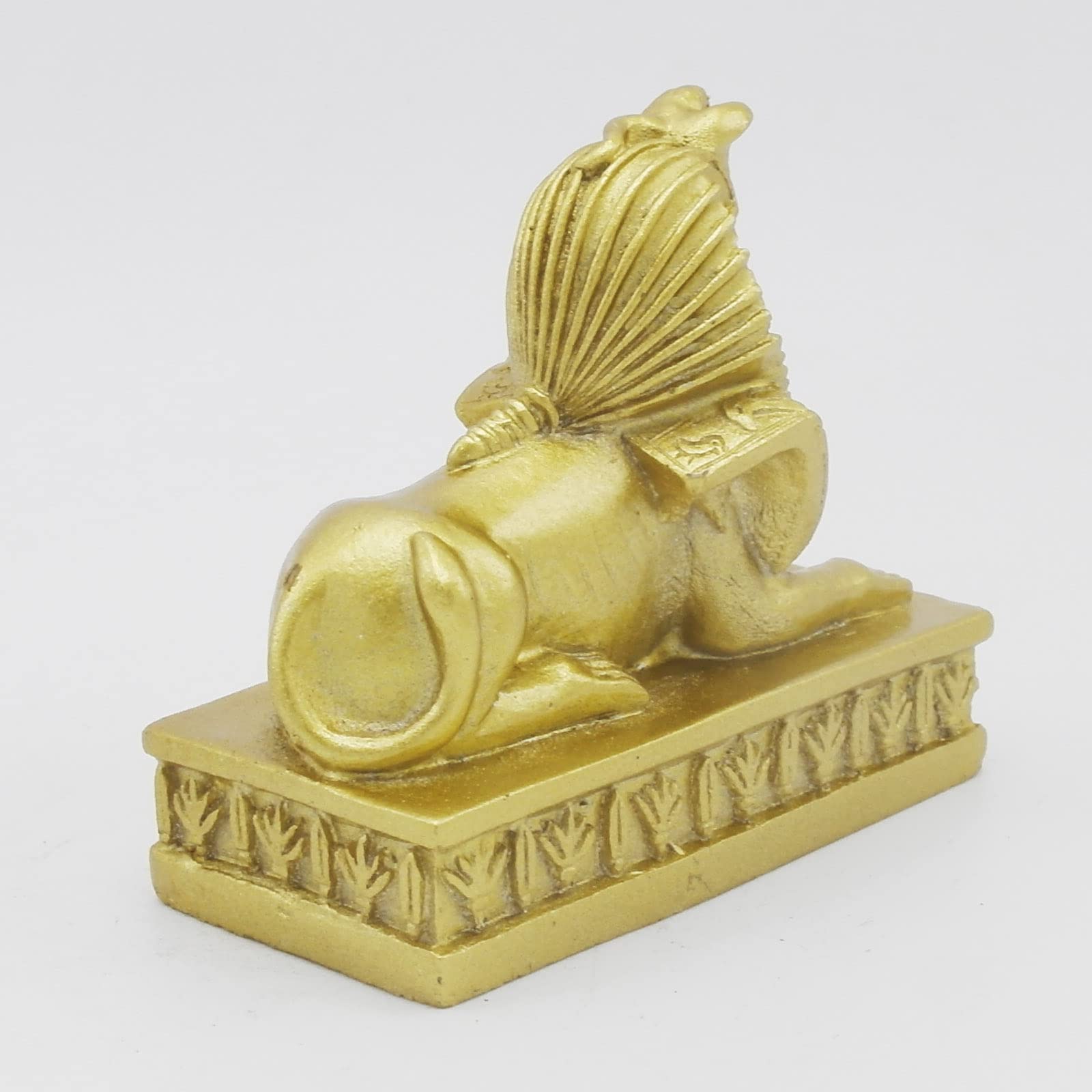 Egyptian Sphinx Lion Aquarium Fish Tank Decorations Ancient Egypt Reptile Turtle Lizard Spider Tanks Terrarium Décor Ornament Pet Gold