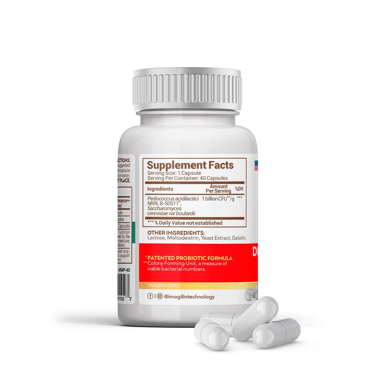 MitoMax-premium plant based probiotics for dogs and cats, 40 capsules
