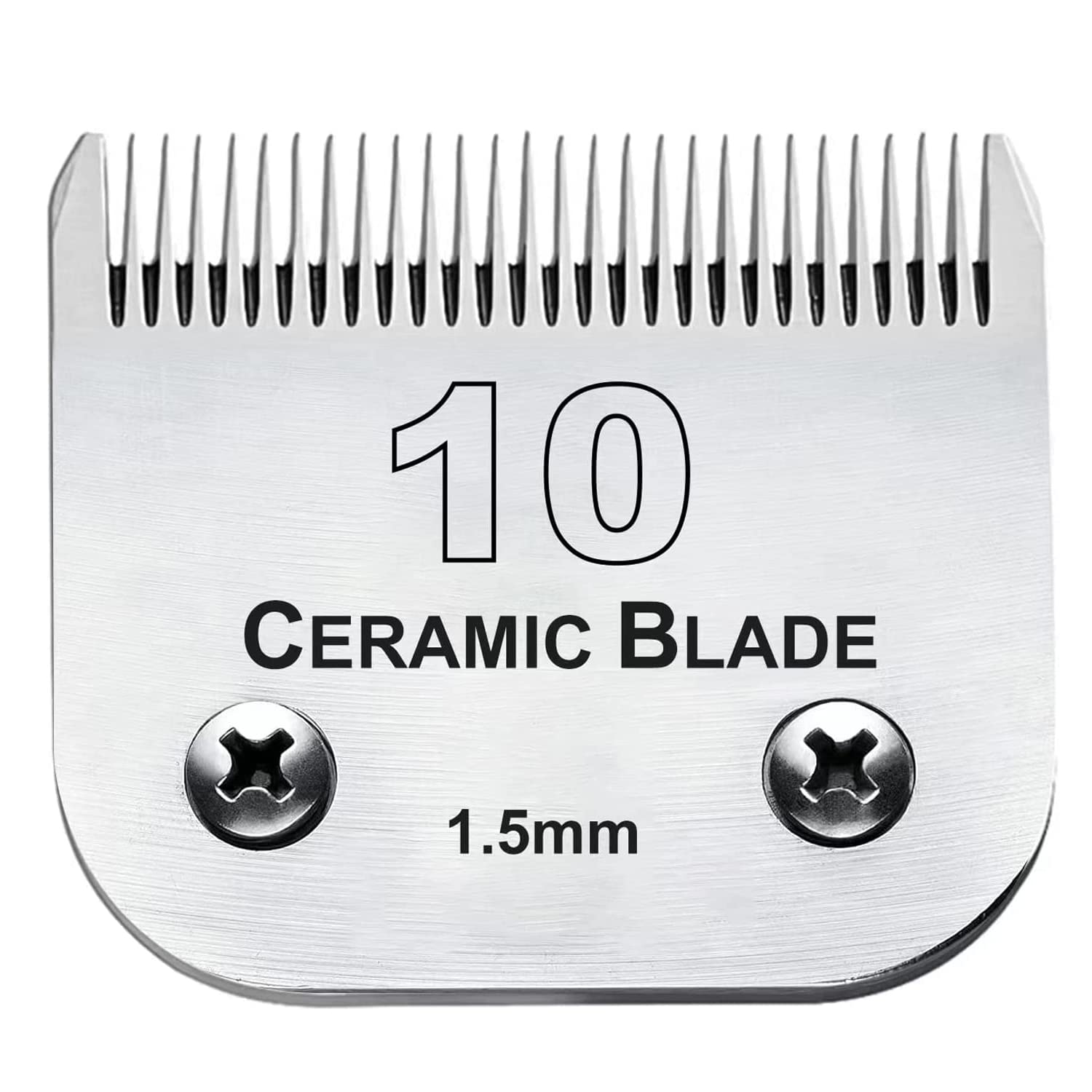 #30 Blade Dog Grooming Clipper Replacement Blades Compatible With Andis/Wahl / Oster Dog Clippers,Detachable Ceramic Blade & Stainless Steel Blade,Size-30, 1/50-Inch Cut Length (64260)