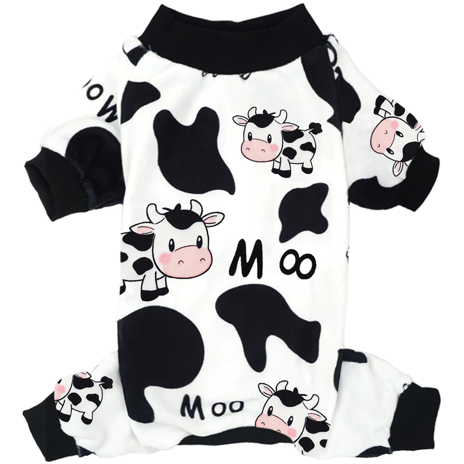 Xpudac Dog Pajamas Soft Stretchy Pig Dog Clothes For Small Medium Dogs Pet Jumpsuit Cat Apparel-M