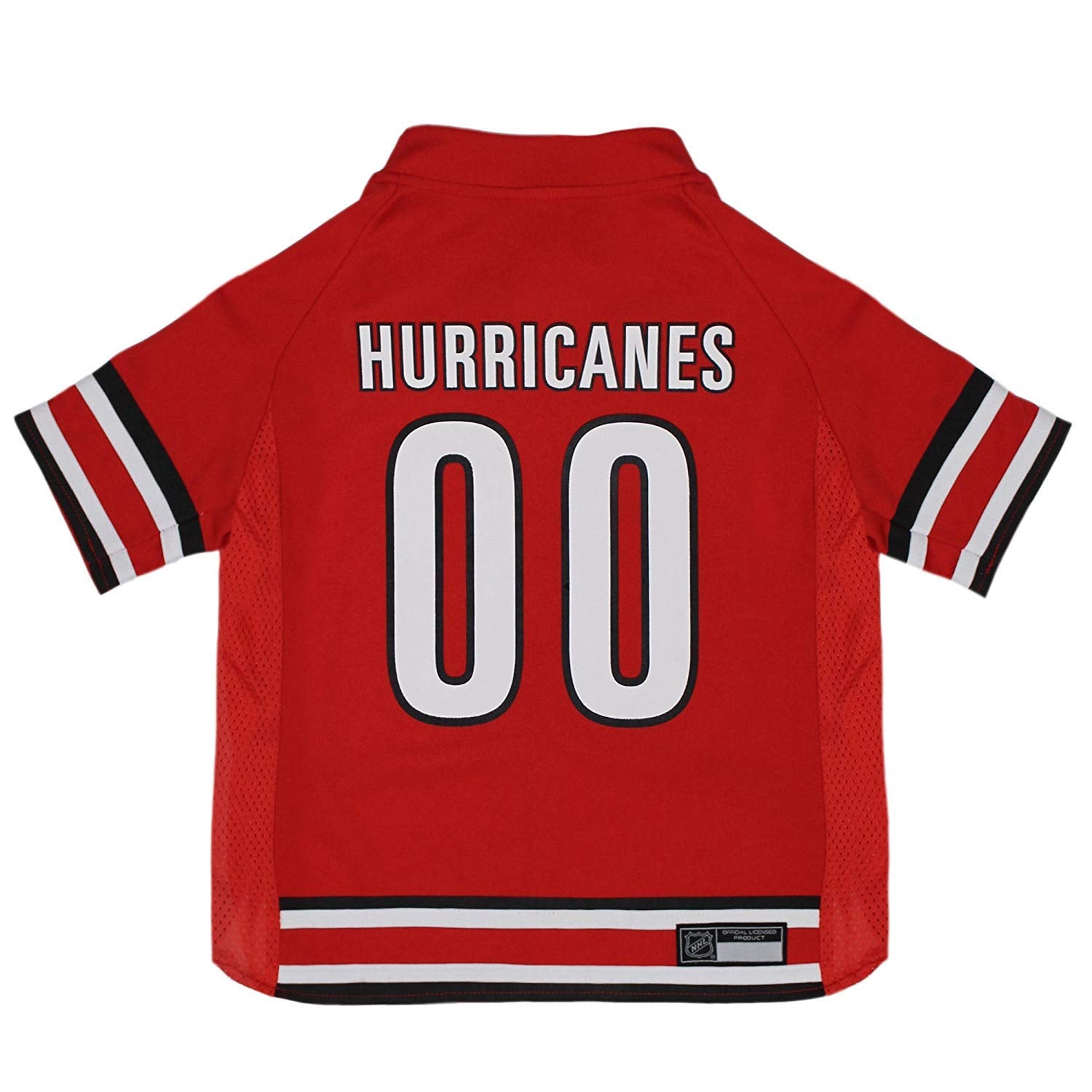 Pets First NHL Carolina Hurricanes Jersey for Dogs & Cats, Large. - Let Your Pet Be A Real NHL Fan!