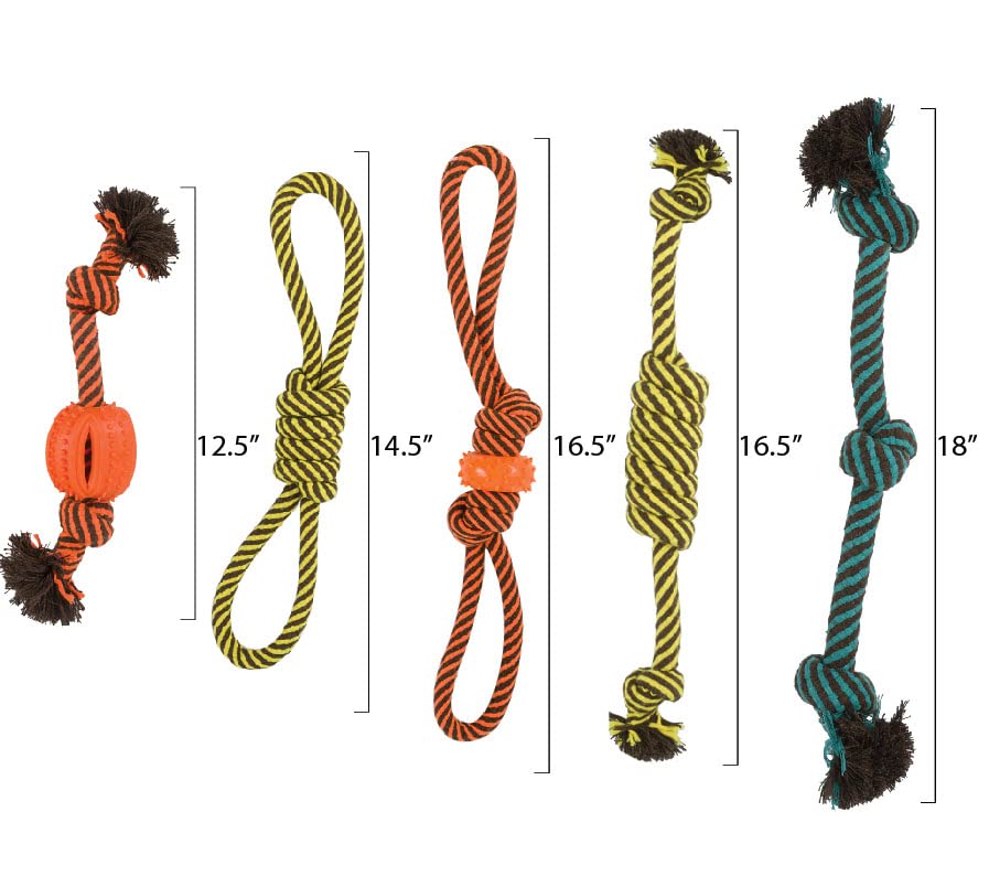 Allum Interactive Dog Toy Bundle – Durable Dog Chew Toys For Puppies, Medium & Large Breeds, Tug Of War Dog Toys, Teething Toys For Puppies – Enrichment Dog Toys For Aggressive Chewers