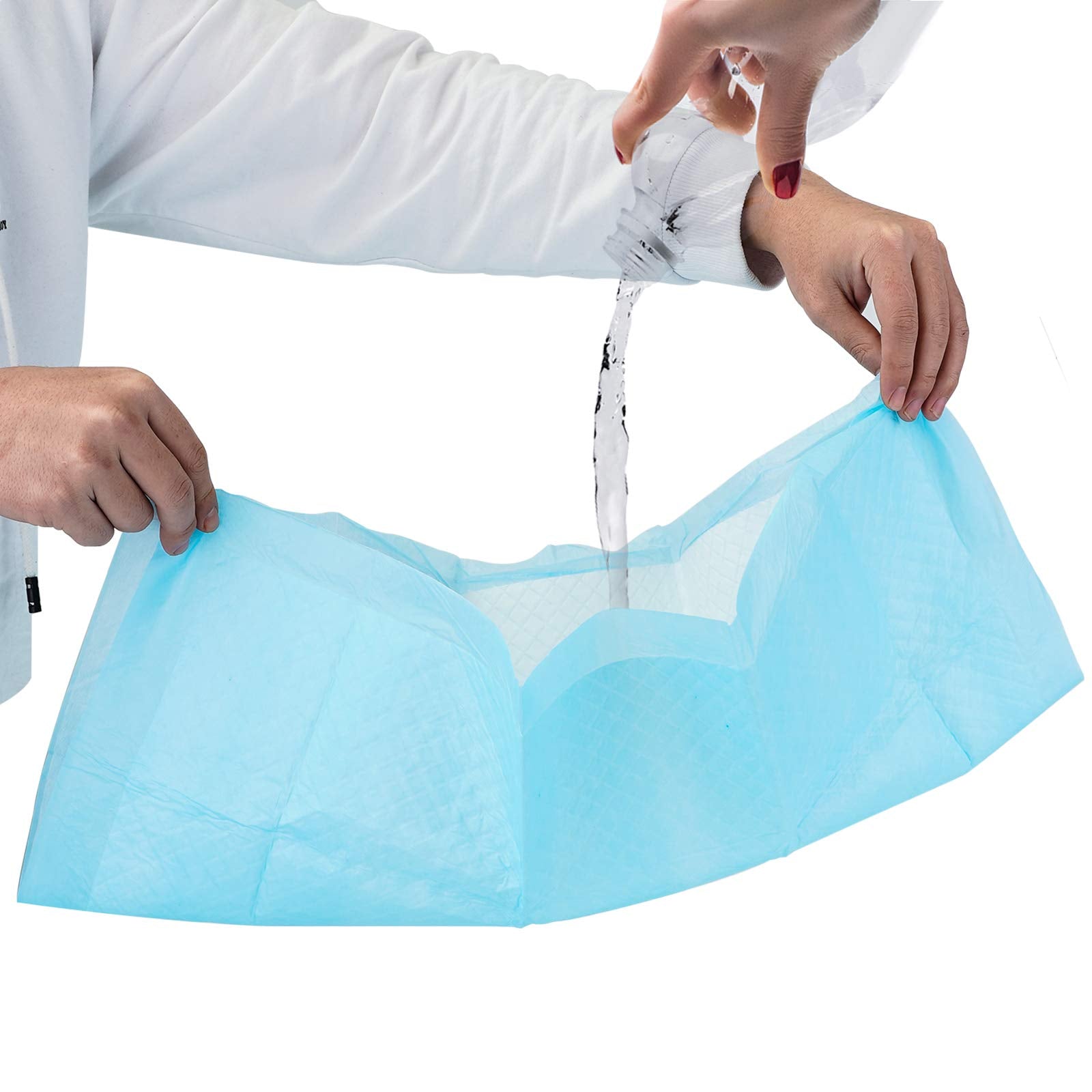 Bolux Dog And Puppy Training Pads, 13??18? Disposable Dog Pee Pads, 100/Counts Ultra Absorbent & Leak-Proof Pet Underpads, Dry Q