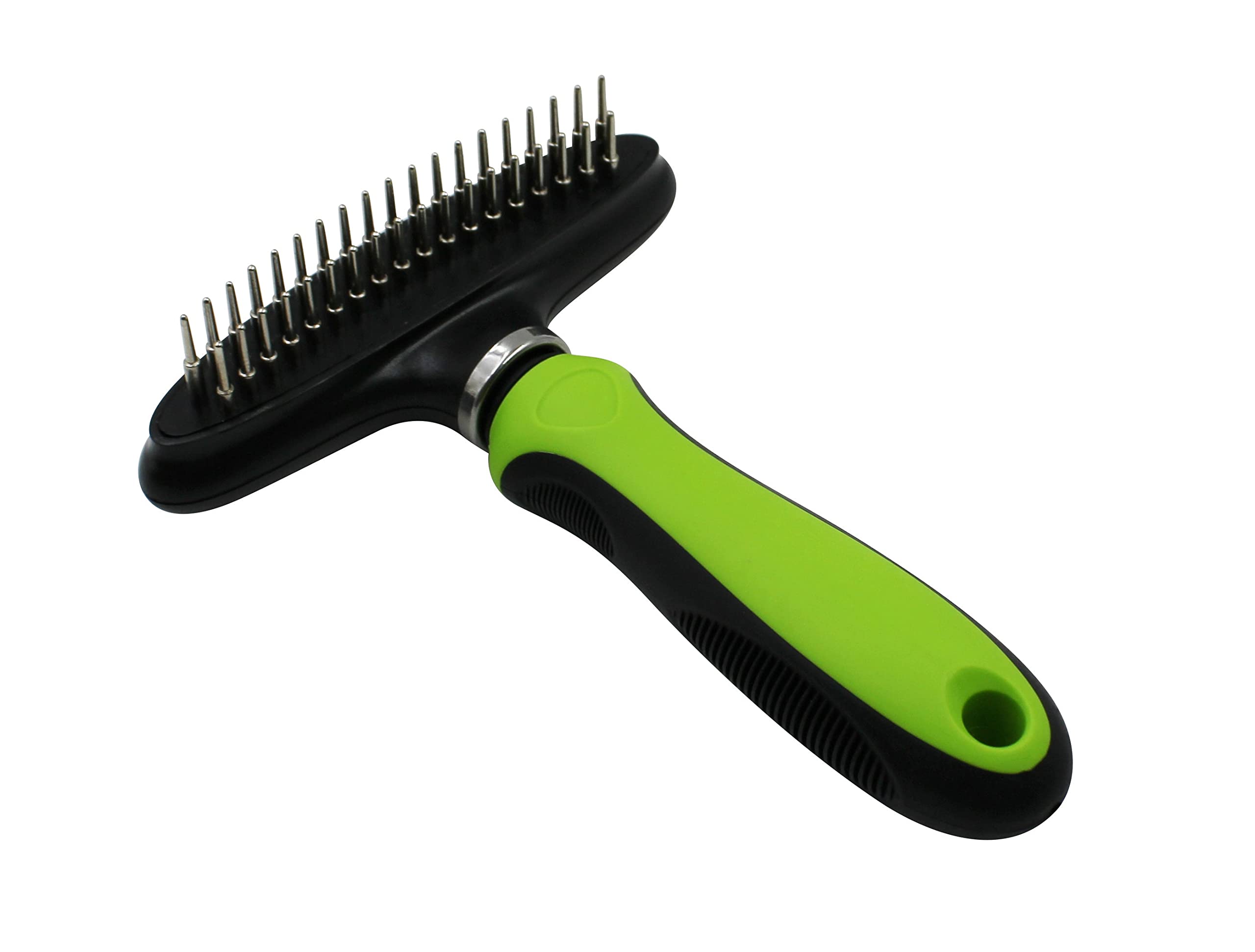 Pet Life A Flex Series Dual-Row Grooming Rake Pet Comb