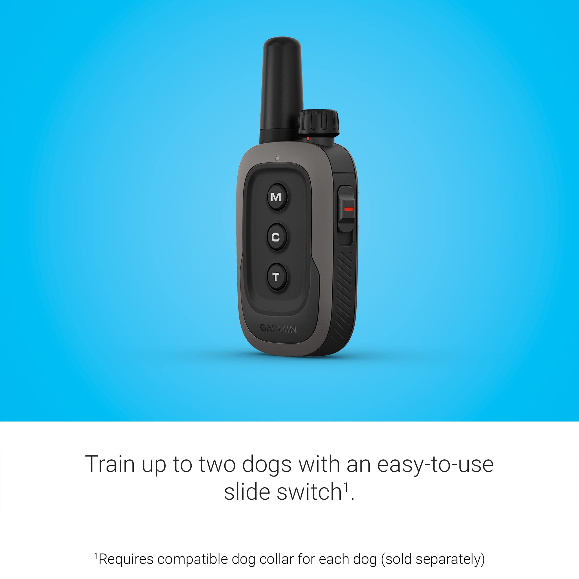 Garmin Delta SE Handheld, Simple 3-Button Handheld for Dog Training, Train Up to Two Dogs, Water Resistant